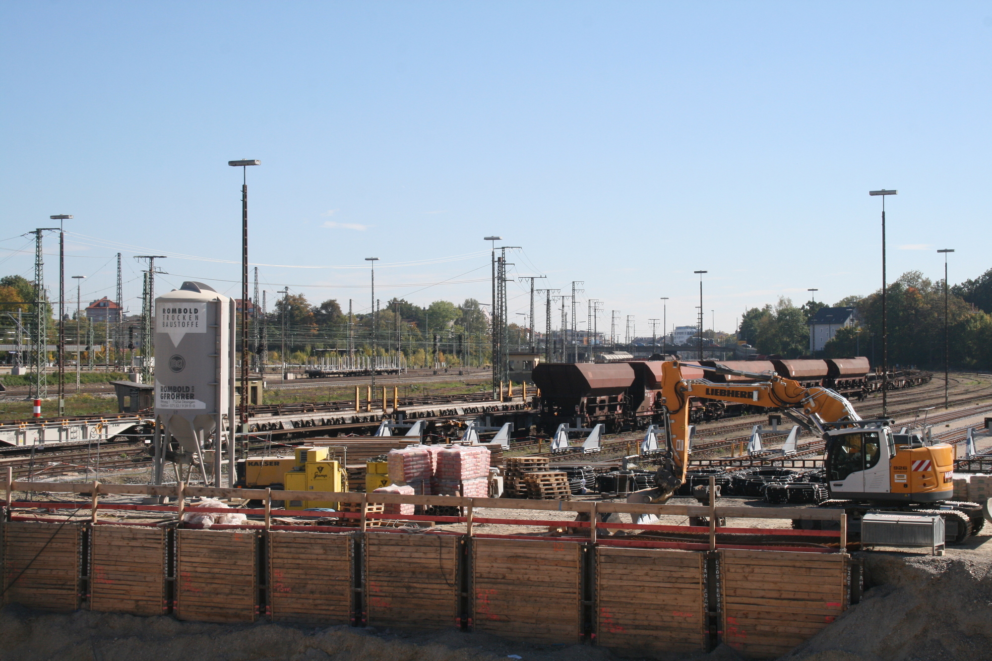 Die Arbeiten gehen voran - Hauptbahnhof-Tunnel zur Hälfte fertig. Foto: B4B SCHWABEN