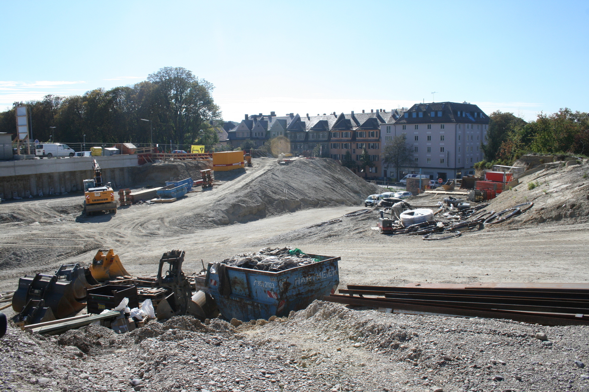 Die Arbeiten gehen voran - Hauptbahnhof-Tunnel zur Hälfte fertig. Foto: B4B SCHWABEN