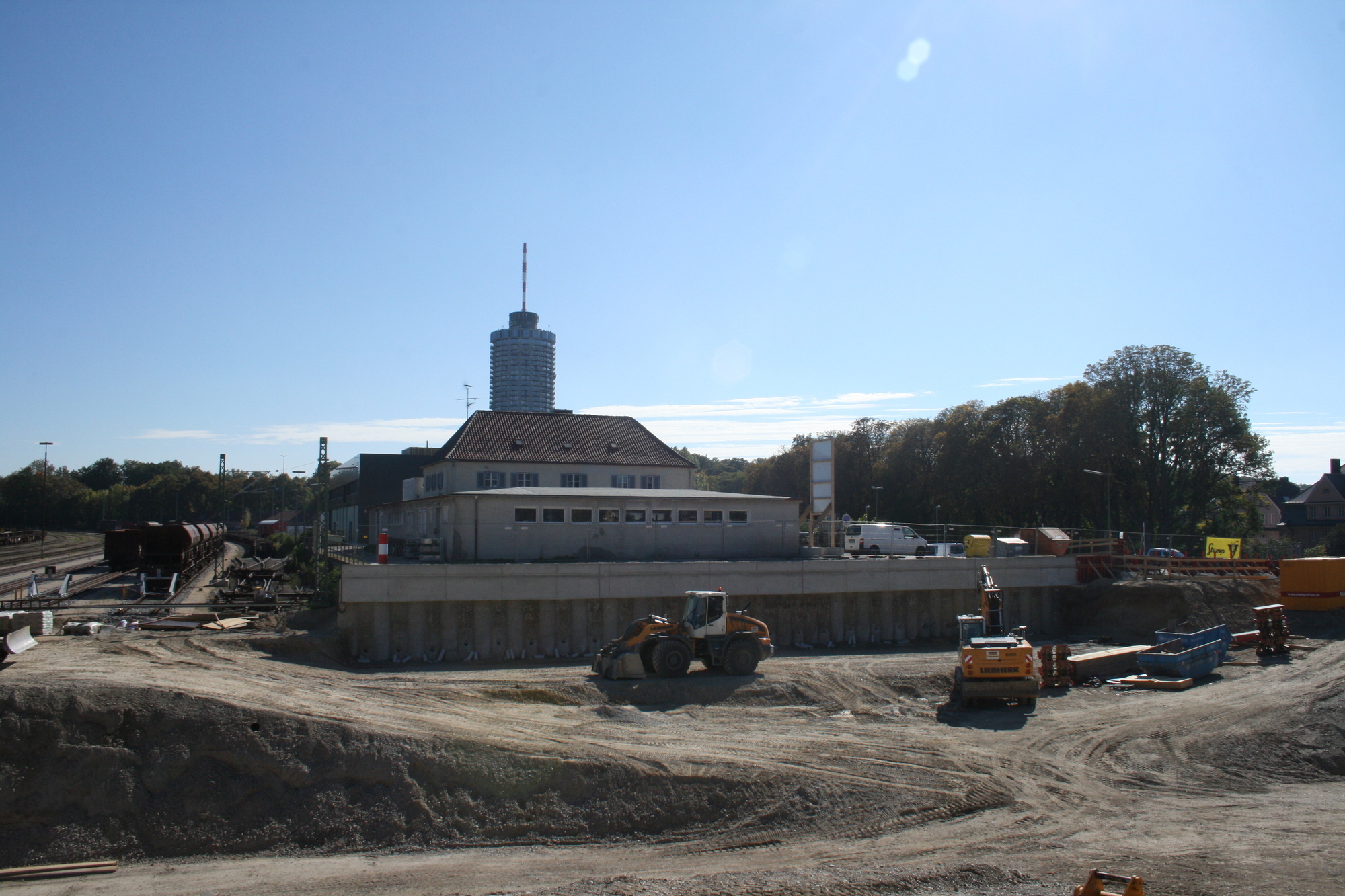 Die Arbeiten gehen voran - Hauptbahnhof-Tunnel zur Hälfte fertig. Foto: B4B SCHWABEN