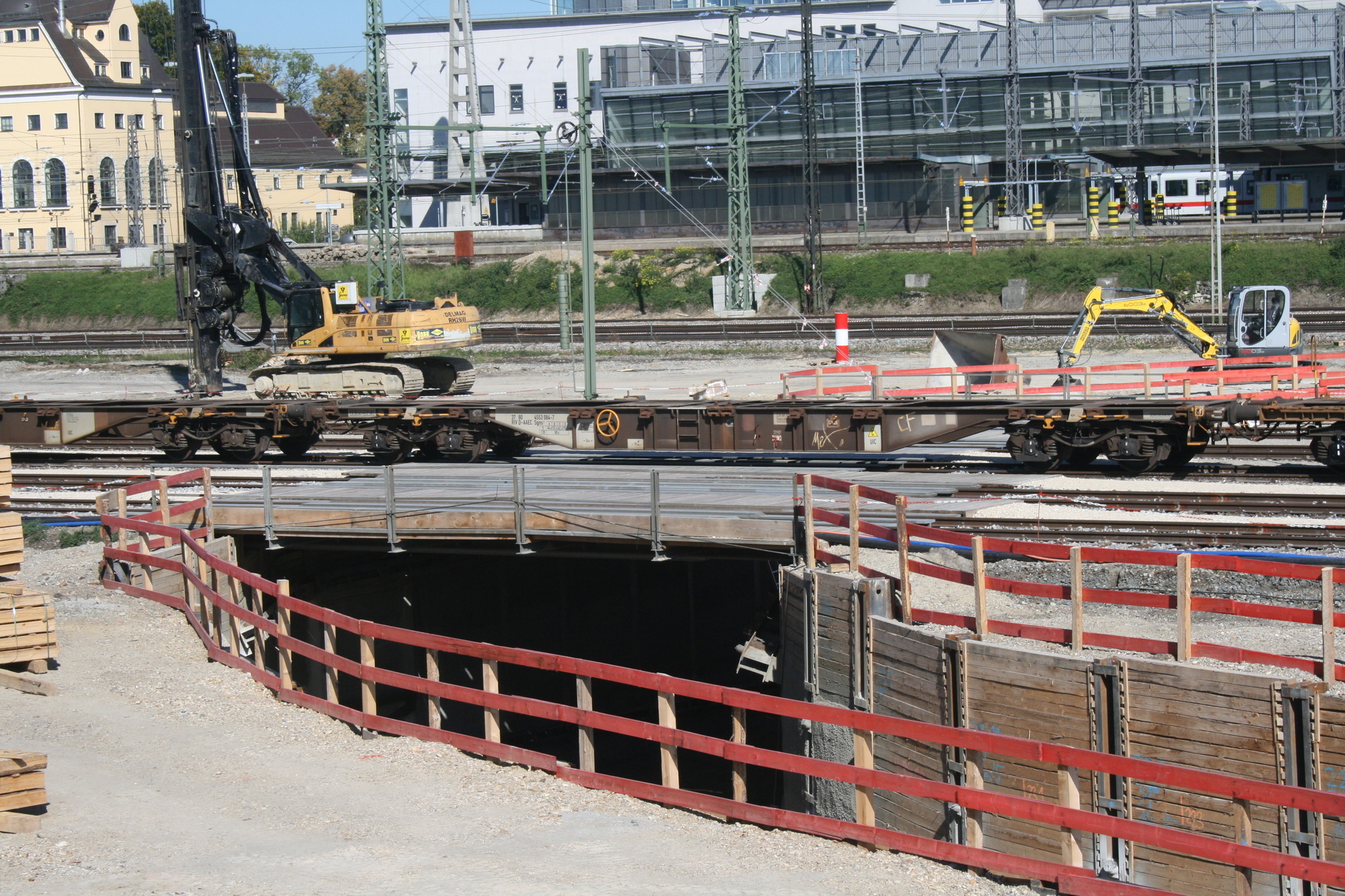 Die Arbeiten gehen voran - Hauptbahnhof-Tunnel zur Hälfte fertig. Foto: B4B SCHWABEN