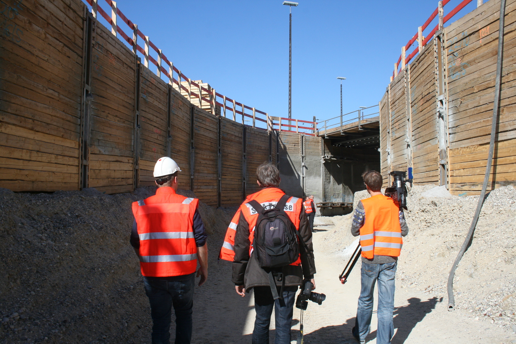 Die Arbeiten gehen voran - Hauptbahnhof-Tunnel zur Hälfte fertig. Foto: B4B SCHWABEN