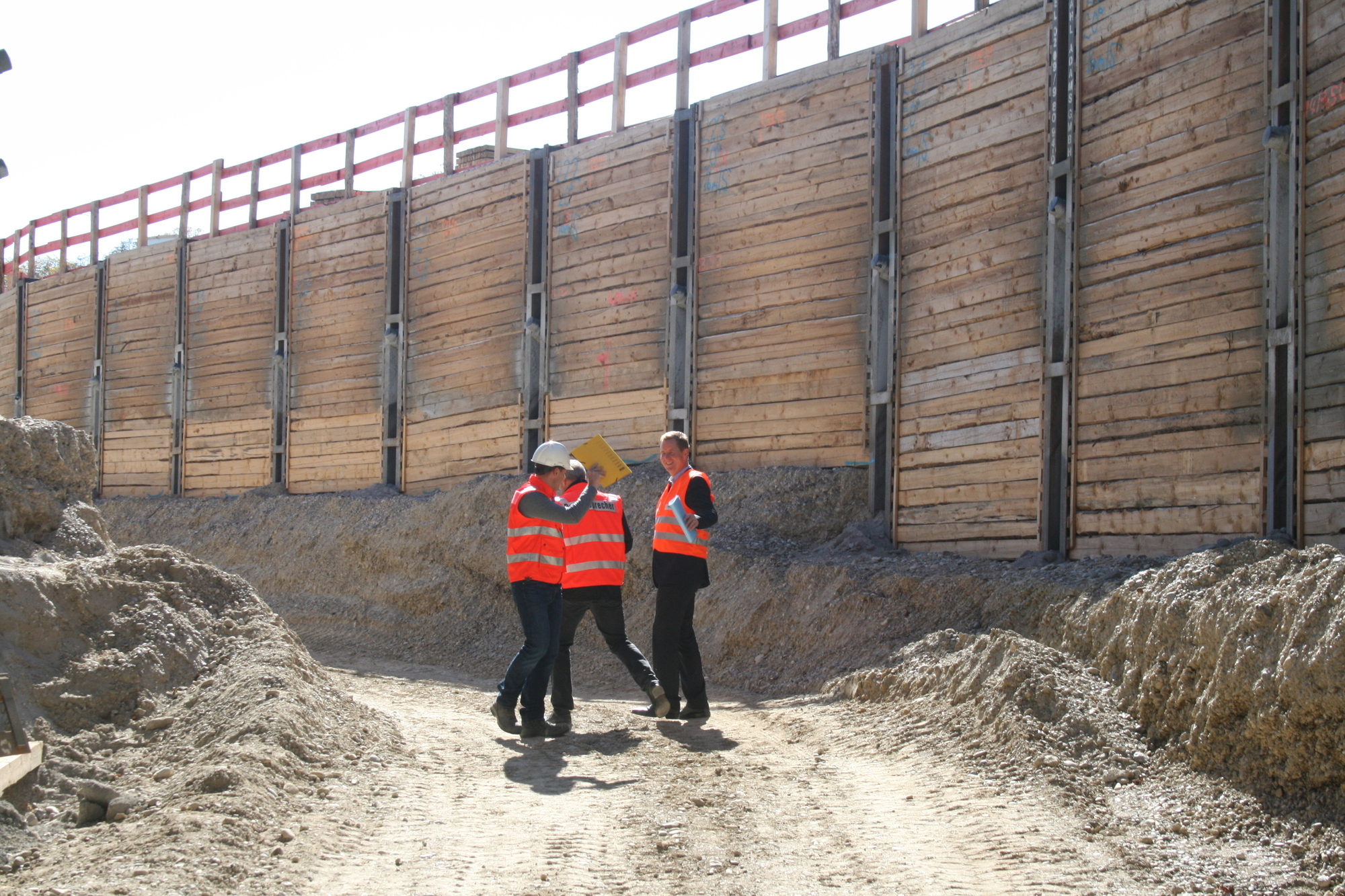 Die Arbeiten gehen voran - Hauptbahnhof-Tunnel zur Hälfte fertig. Foto: B4B SCHWABEN