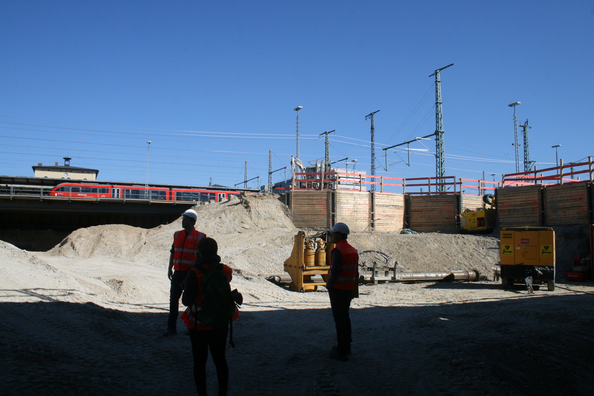 Die Arbeiten gehen voran - Hauptbahnhof-Tunnel zur Hälfte fertig. Foto: B4B SCHWABEN