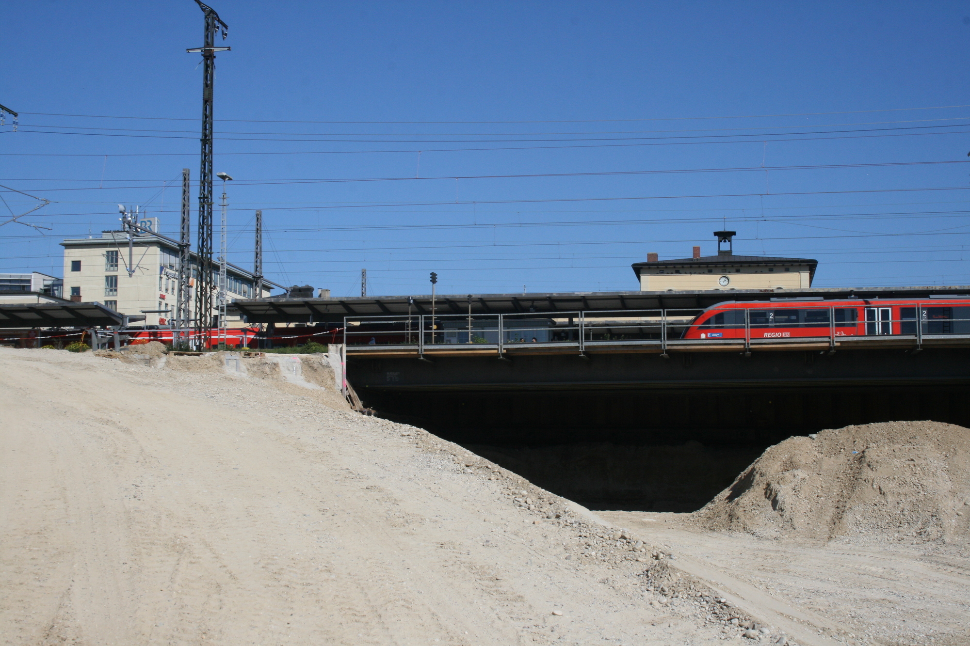 Die Arbeiten gehen voran - Hauptbahnhof-Tunnel zur Hälfte fertig. Foto: B4B SCHWABEN