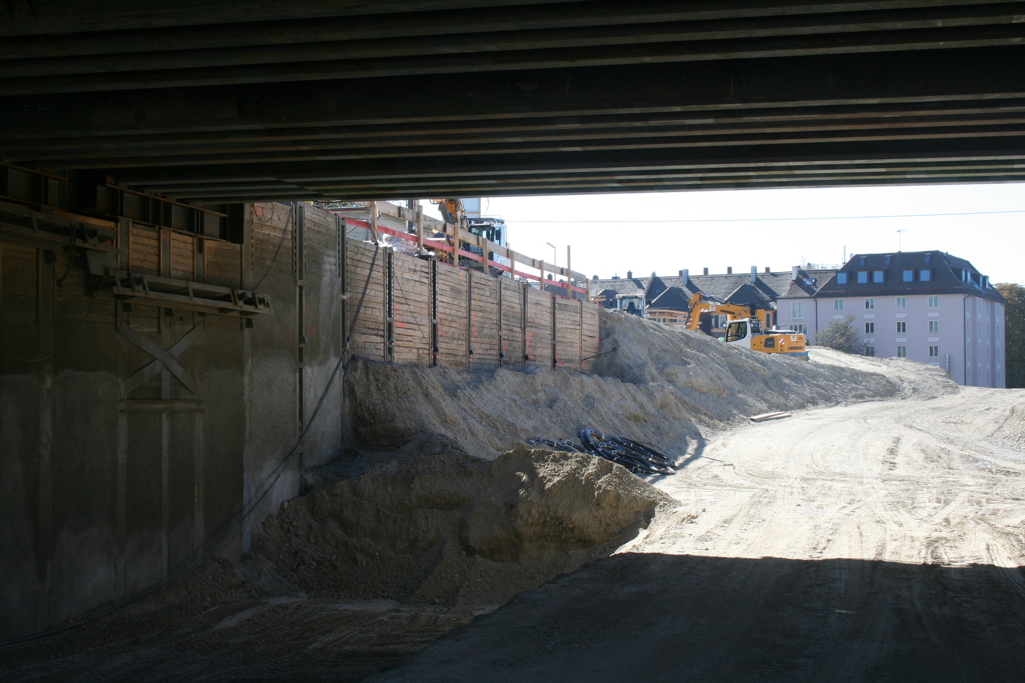 Die Arbeiten gehen voran - Hauptbahnhof-Tunnel zur Hälfte fertig. Foto: B4B SCHWABEN