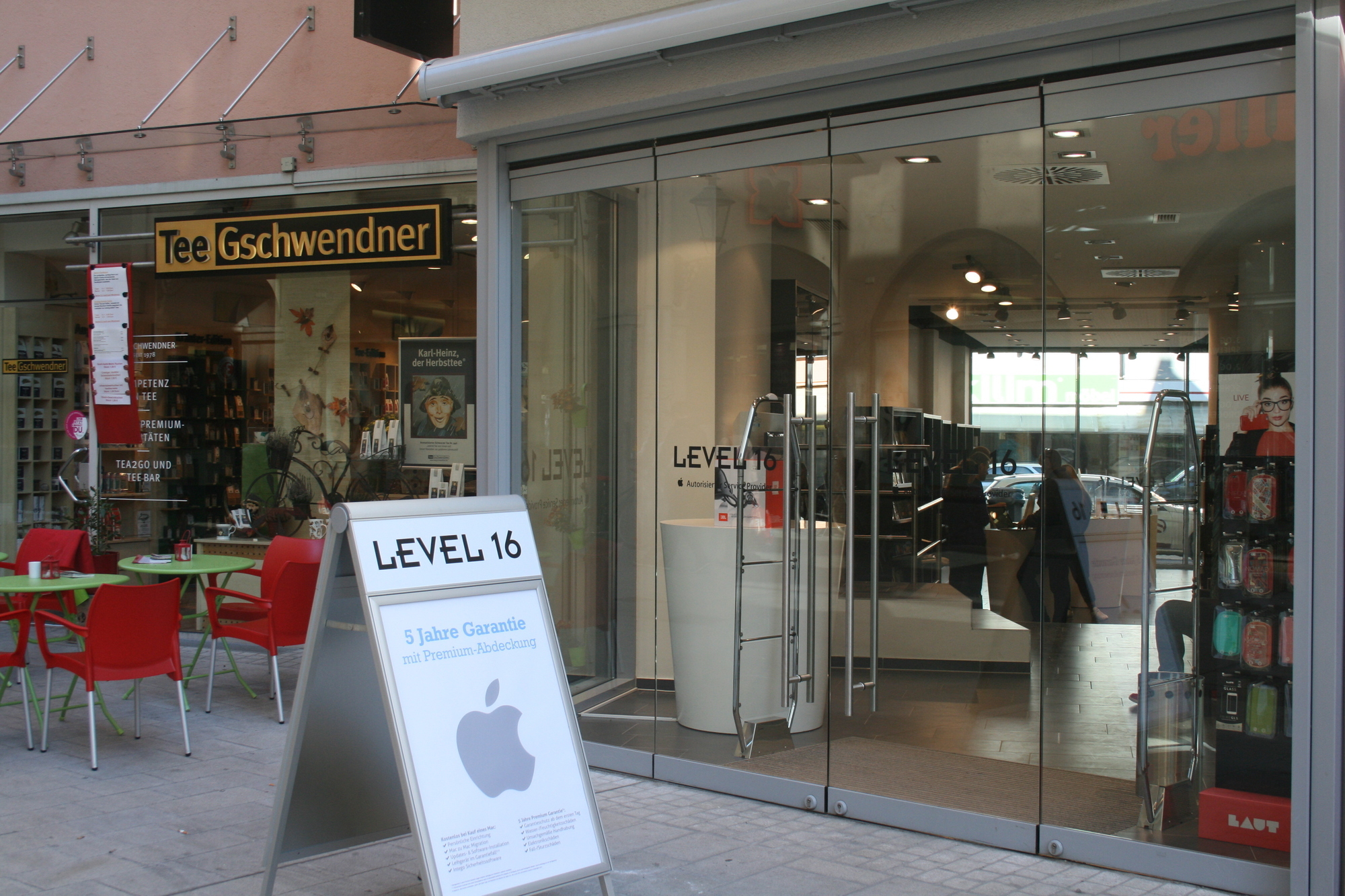 Seit dem 1. Juli 2015 ist Level 16 in der Steingasse zu finden. Foto: B4B SCHWABEN