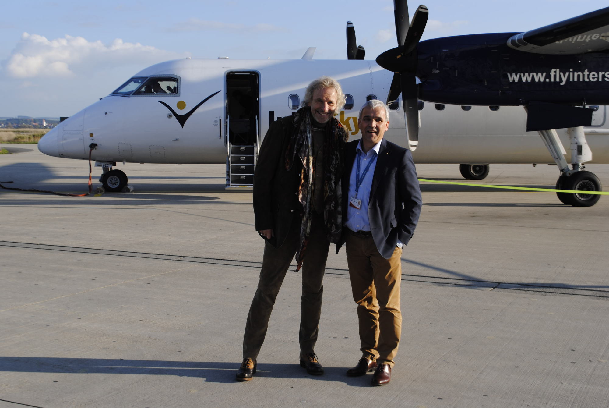 Auch Thomas Gottschalk nutzt die Verbindung von Berlin nach Memmingen. Foto: Allgäu Airport