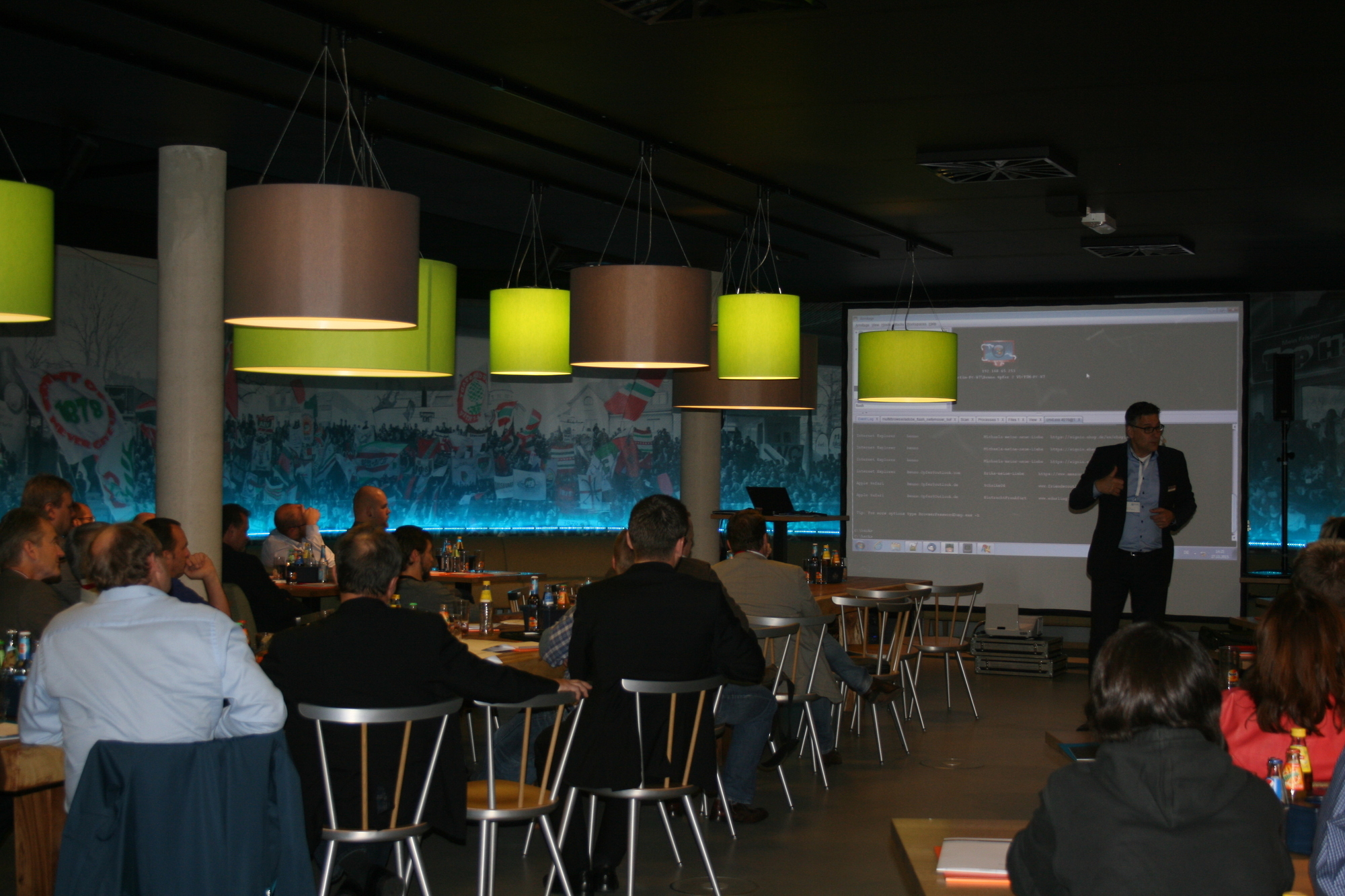 Das IT-Compliance-Event von baramundi und PARIT fand am 27. Oktober 2015 im Curt-Frenzel-Stadion statt. Foto: B4B SCHWABEN