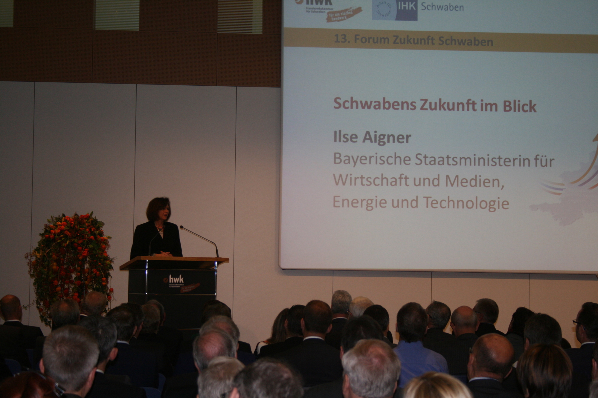 Das 13. Forum Zukunft Schwaben fand am 29. Oktober 2015 statt. Foto: B4B SCHWABEN