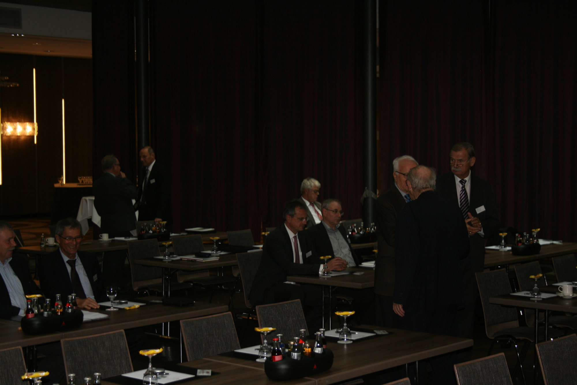 Die vbm lud Unternehmer zu Diskussionen und Gesprächen in das Drei Mohren.