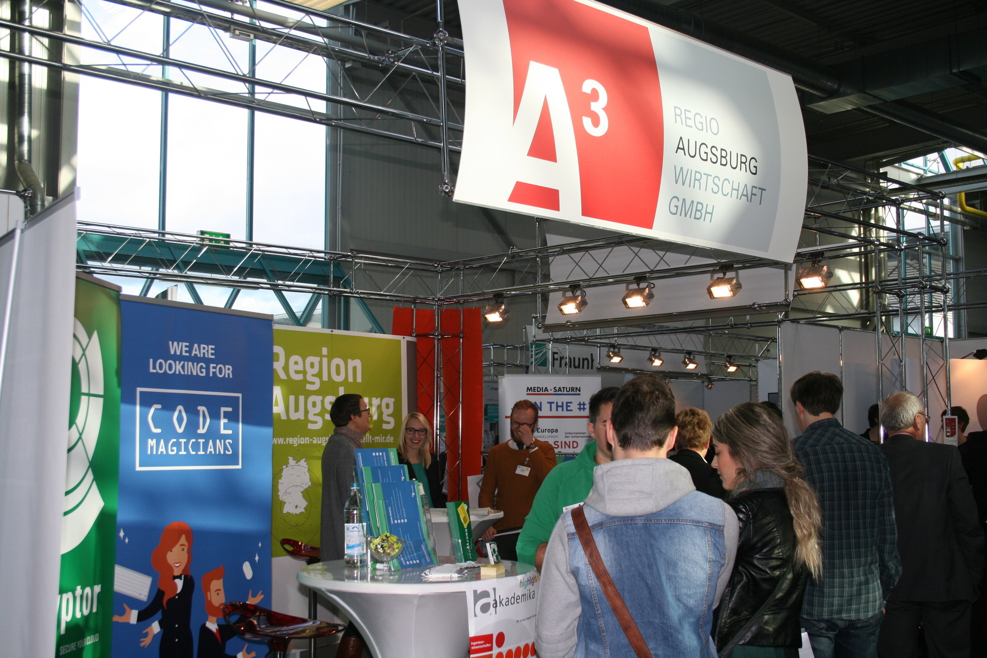 Die akademika fand am 17. und 18. November 2015 im Messezentrum Augsburg statt. Foto: B4B WIRTSCHAFTSLEBEN SCHWABEN