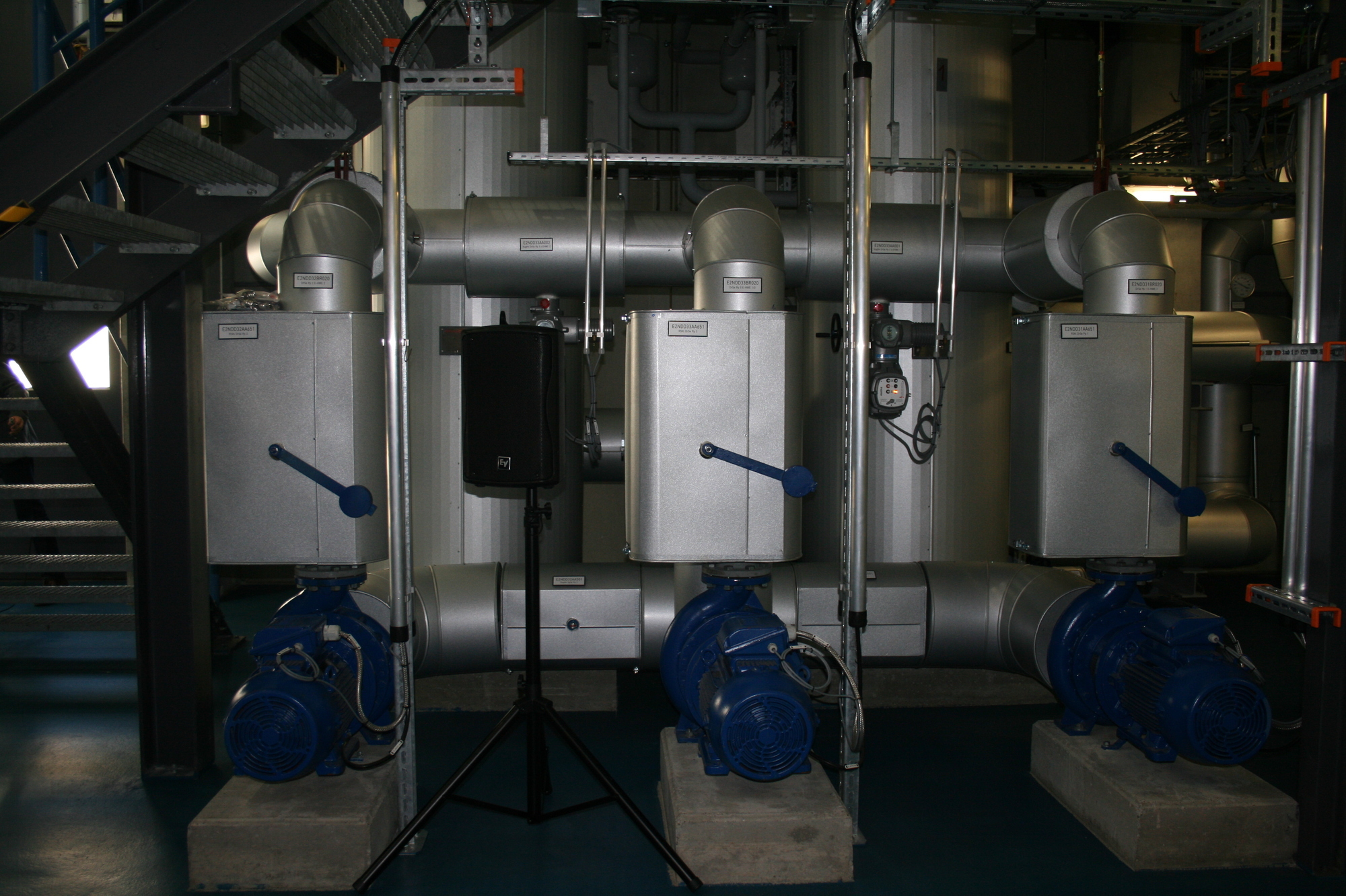 Die Power-to-Heat-Anlage der swa stabilisiert das Stromnetz. Foto: B4B WIRTSCHAFTSLEBEN SCHWABEN