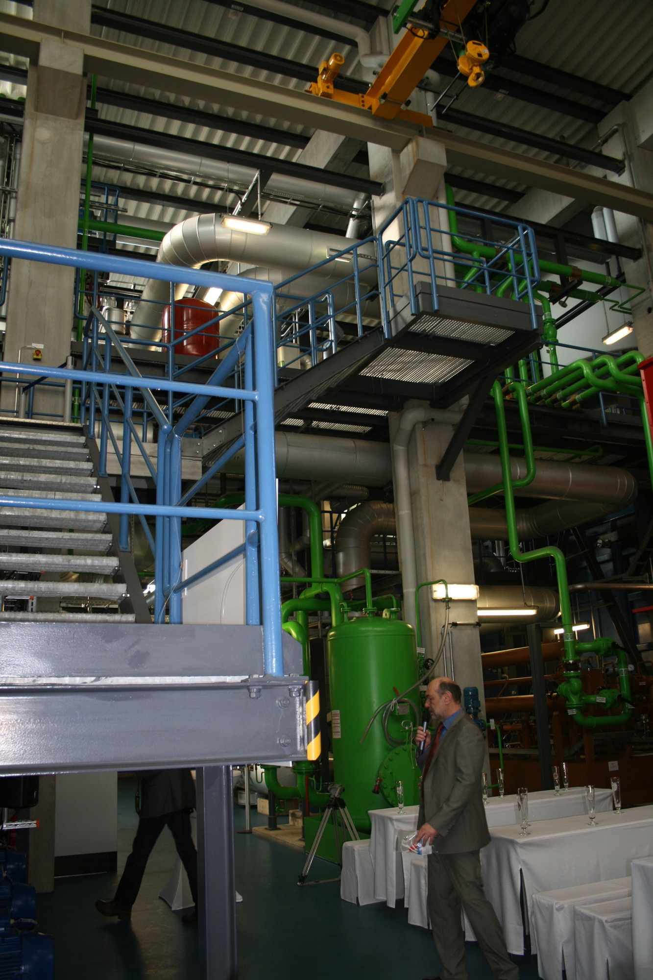 Die Power-to-Heat-Anlage der swa stabilisiert das Stromnetz. Foto: B4B WIRTSCHAFTSLEBEN SCHWABEN