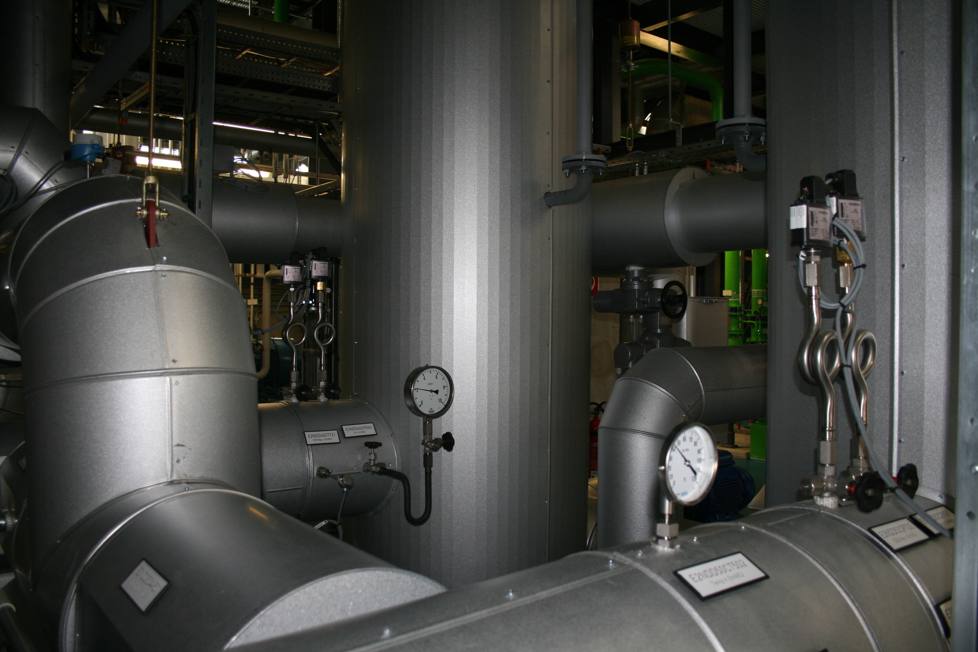 Die Power-to-Heat-Anlage der swa stabilisiert das Stromnetz. Foto: B4B WIRTSCHAFTSLEBEN SCHWABEN