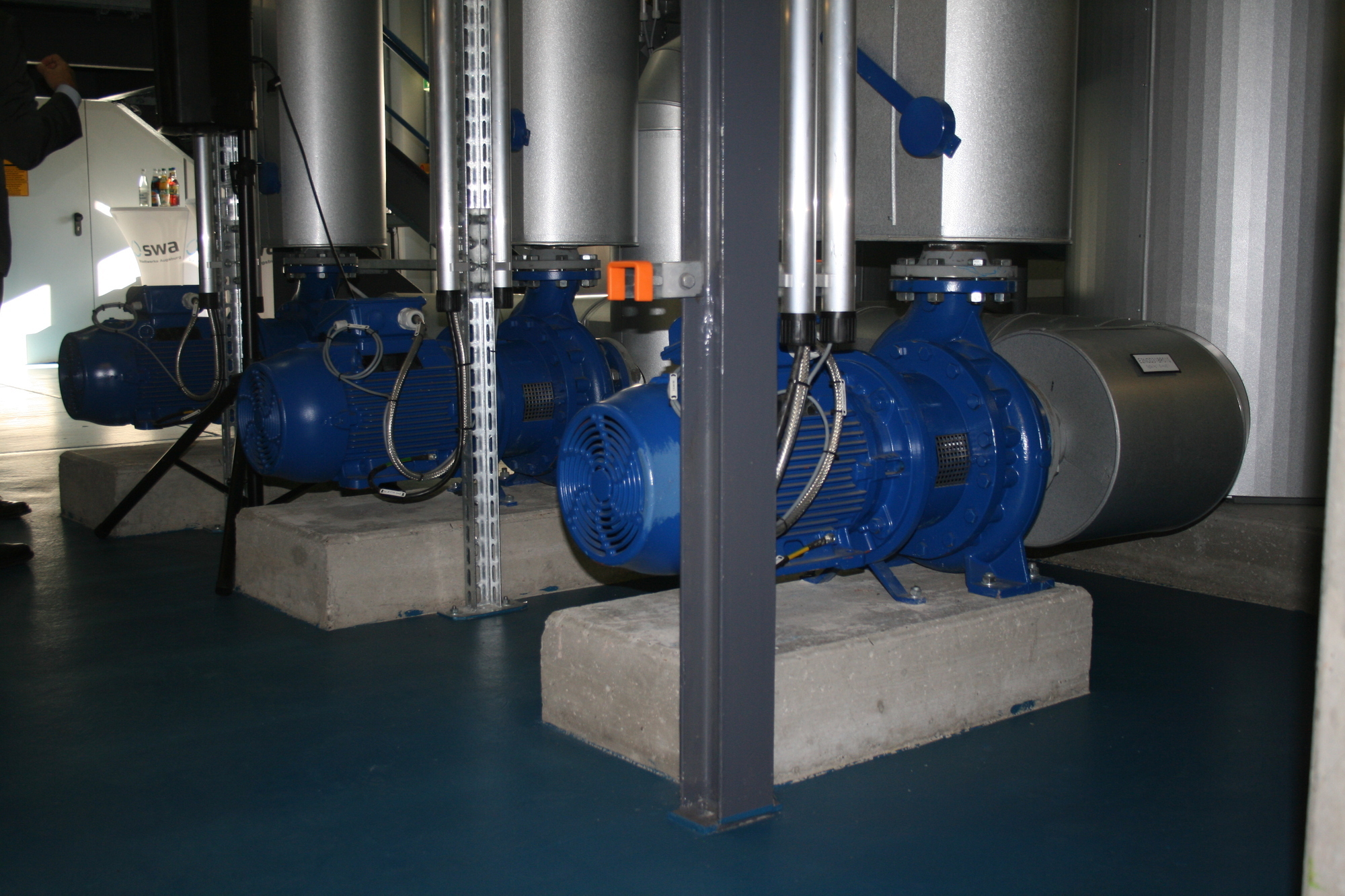 Die Power-to-Heat-Anlage der swa stabilisiert das Stromnetz. Foto: B4B WIRTSCHAFTSLEBEN SCHWABEN