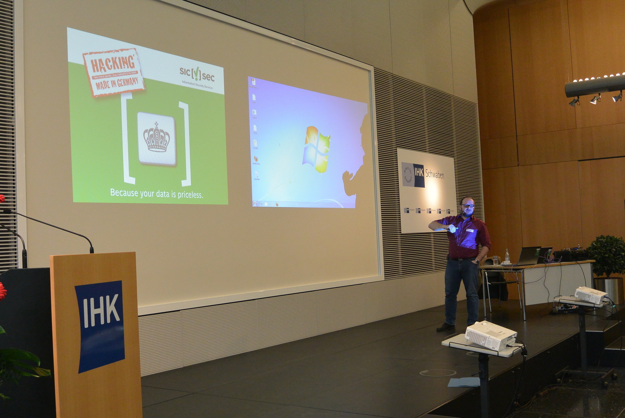 IHK Schwaben und aitiRaum veranstalteten gemeinsame Tagung zum Thema IT-Sicherheit. Foto: B4B WIRTSCHAFTSLEBEN SCHWABEN