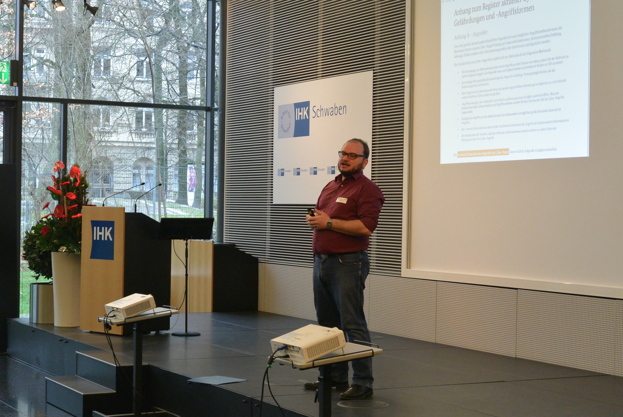 IHK Schwaben und aitiRaum veranstalteten gemeinsame Tagung zum Thema IT-Sicherheit. Foto: B4B WIRTSCHAFTSLEBEN SCHWABEN