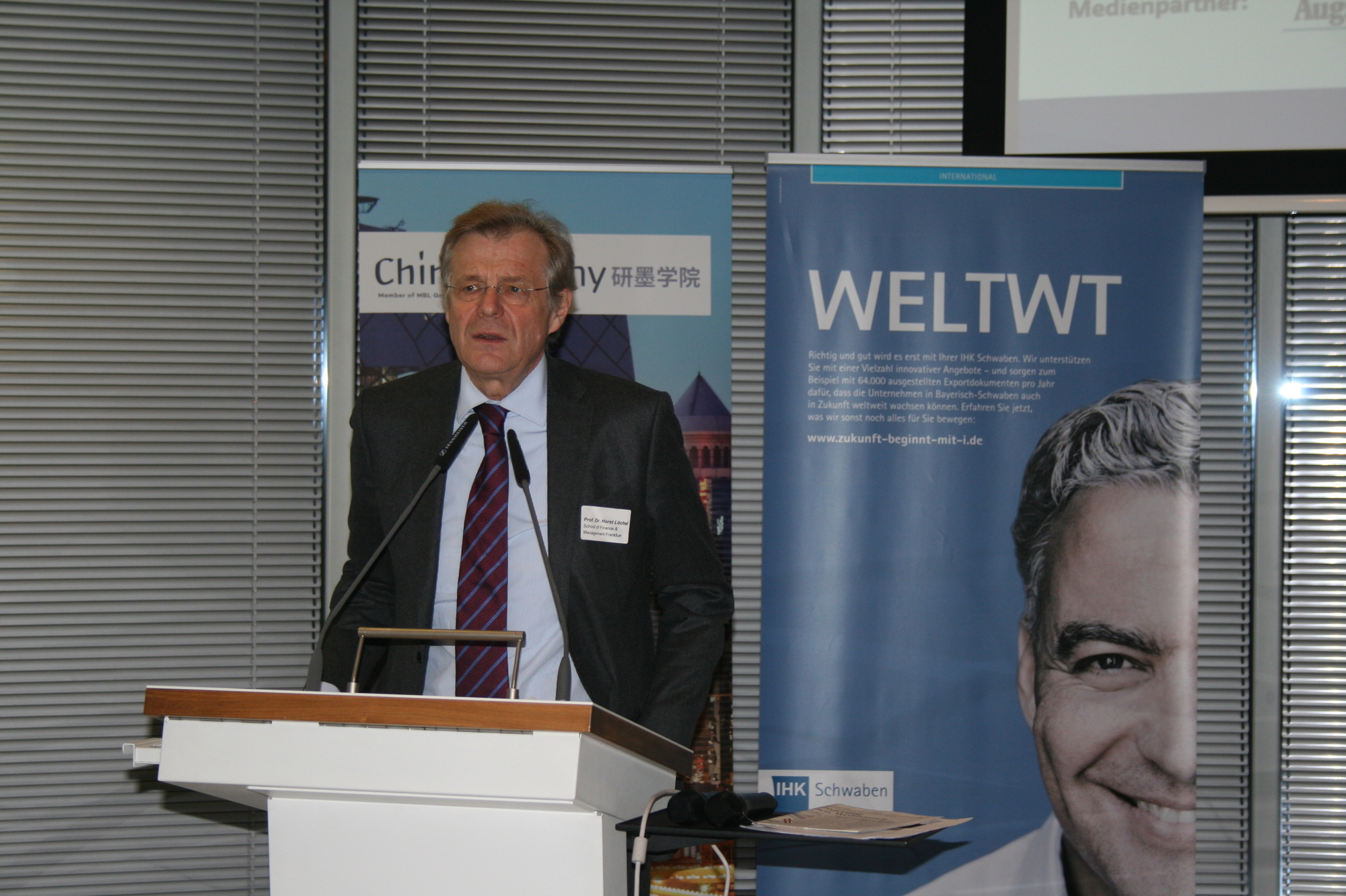 „China im Wandel“ fand am 30. November im Foyer des Medienzentrums der Augsburger Allgemeinen statt. Foto: B4B SCHWABEN