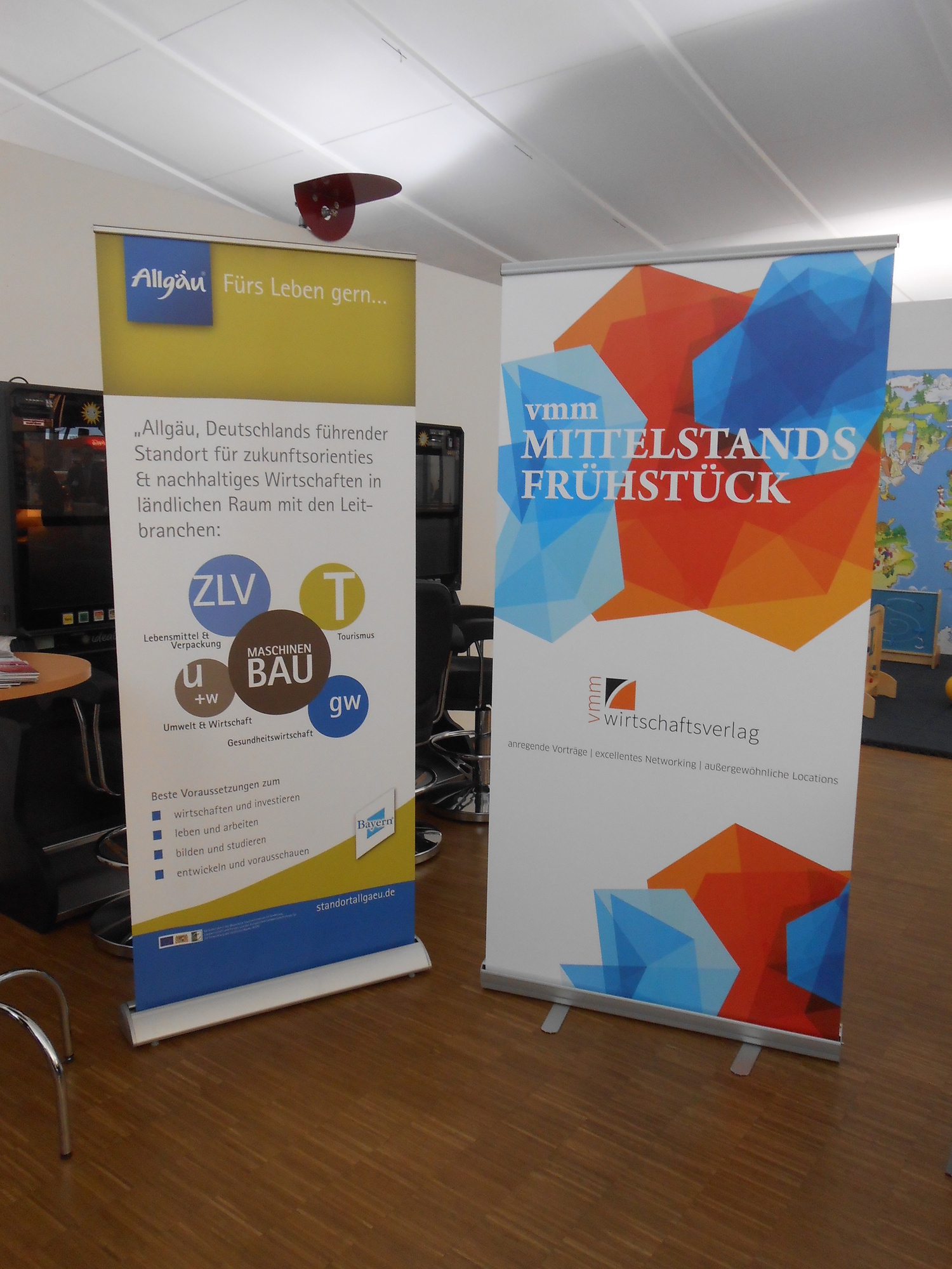 7. vmm Mittelstandsfrühstück im Allgäu Airport Memmingen. Foto: B4B WIRTSCHAFTSLEBEN SCHWABEN / Bernd Jaufmann
