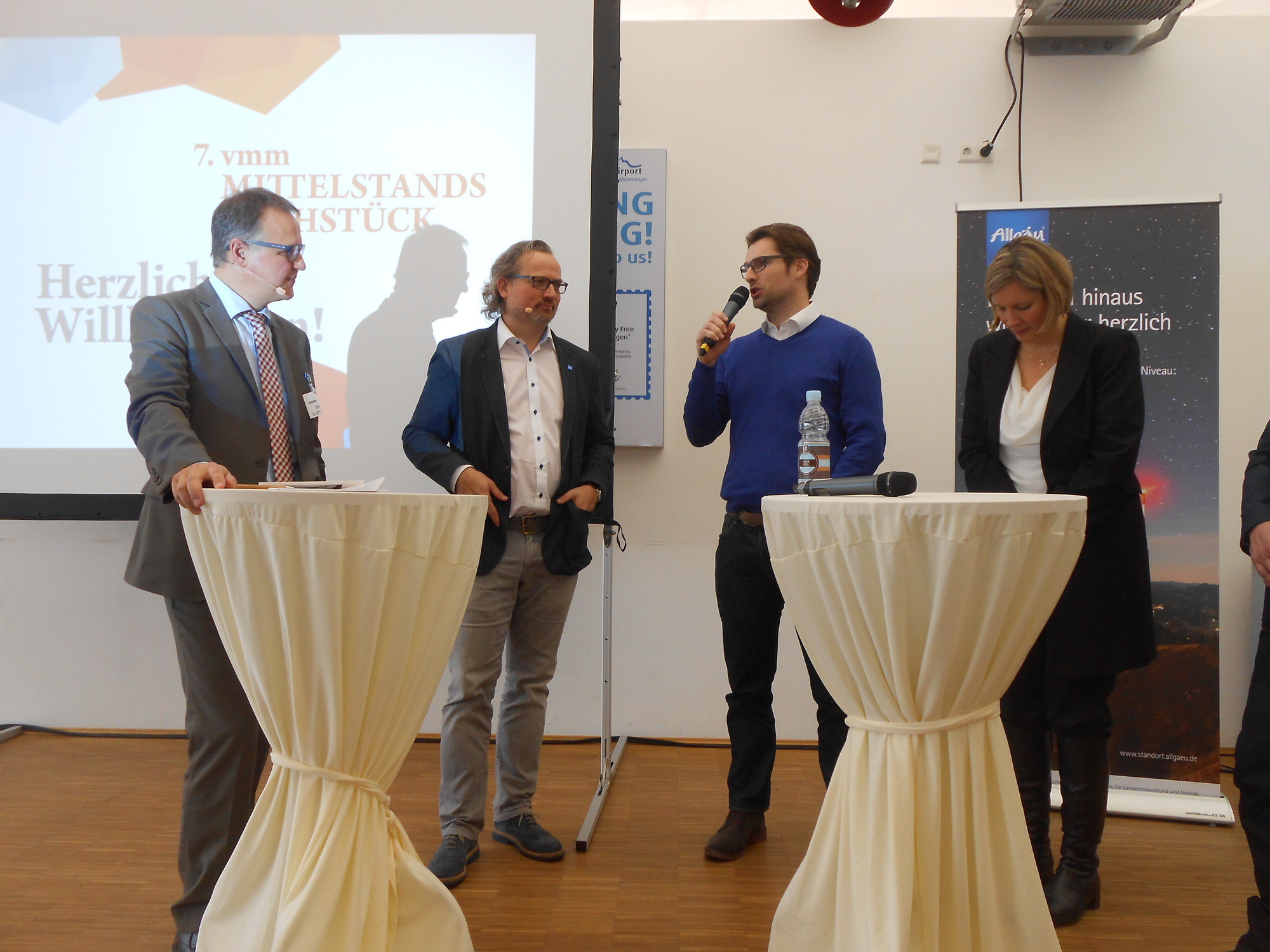 7. vmm Mittelstandsfrühstück im Allgäu Airport Memmingen. Foto: B4B WIRTSCHAFTSLEBEN SCHWABEN / Bernd Jaufmann