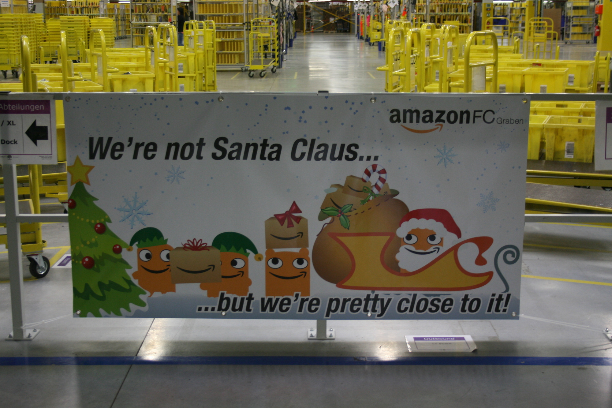 Ein Blick hinter die Kulissen am Amazon Standort in Graben. Foto: B4B WIRTSCHAFTSLEBEN SCHWABEN