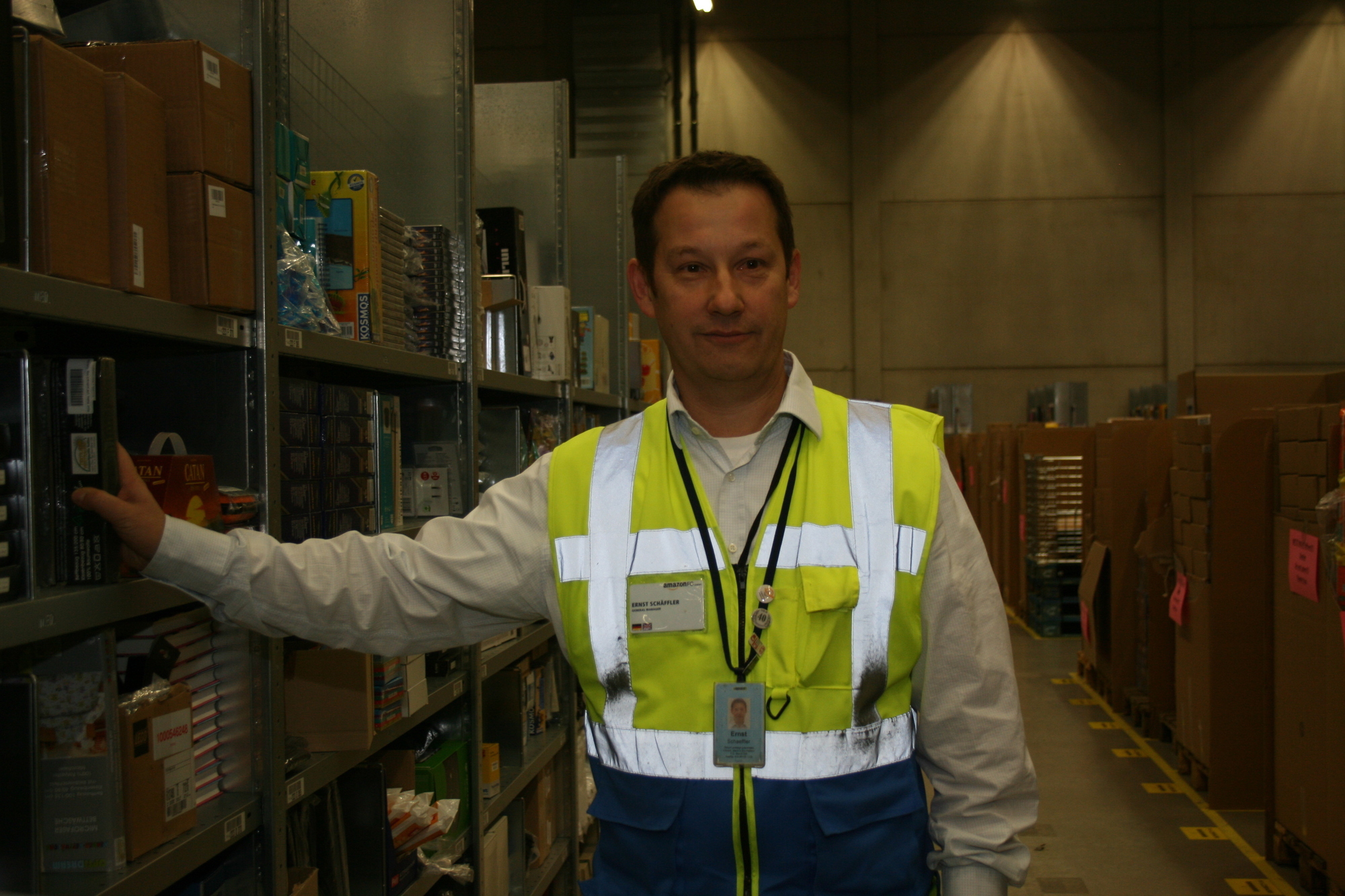 Ein Blick hinter die Kulissen am Amazon Standort in Graben. Foto: B4B WIRTSCHAFTSLEBEN SCHWABEN