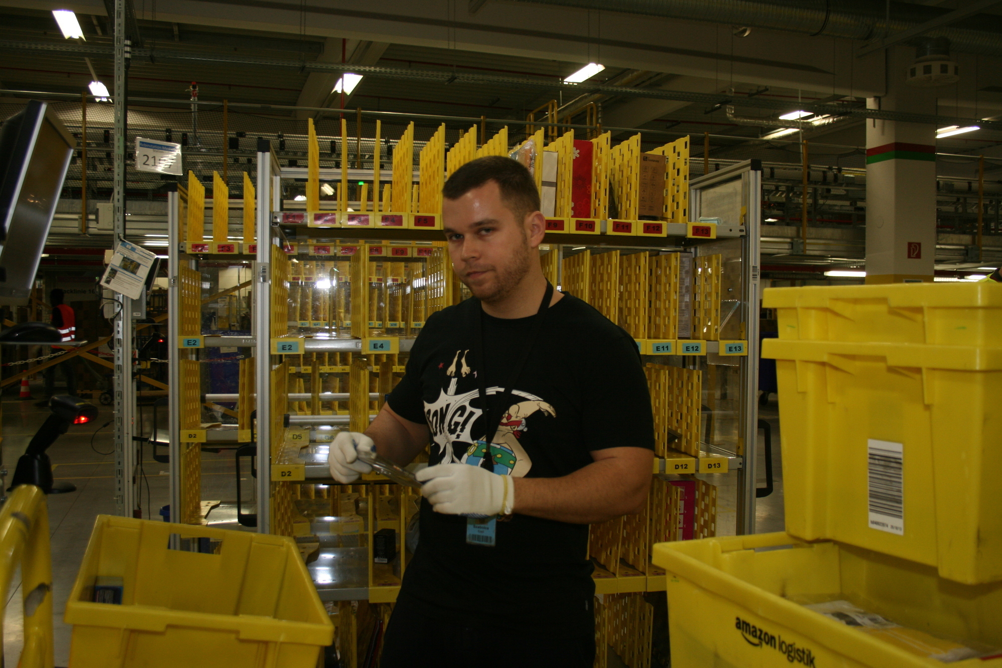 Ein Blick hinter die Kulissen am Amazon Standort in Graben. Foto: B4B WIRTSCHAFTSLEBEN SCHWABEN