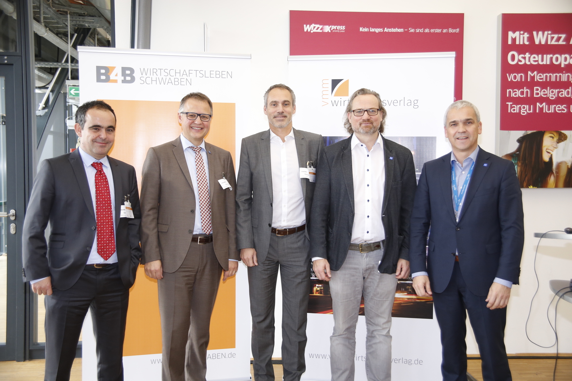Über 130 Gäste besuchten das 7. vmm Mittelstandsfrühstück beim Allgäu Airport. Foto: B4B WIRTSCHAFTSLEBEN SCHWABEN