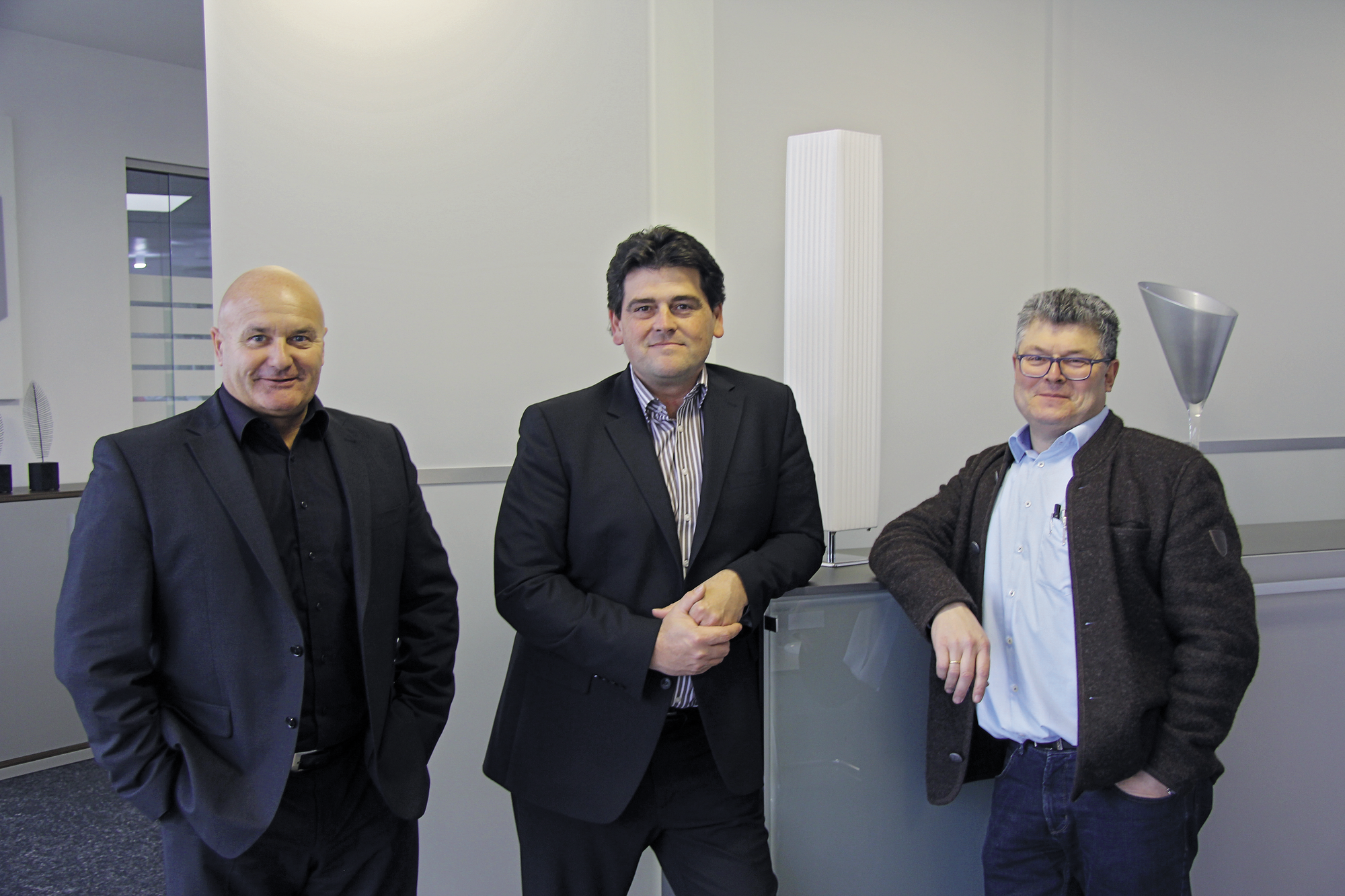 (v.l.) Wolgang Renzhofer, Alfred Schmalberger, Franz Bolkart. Foto: FEHA