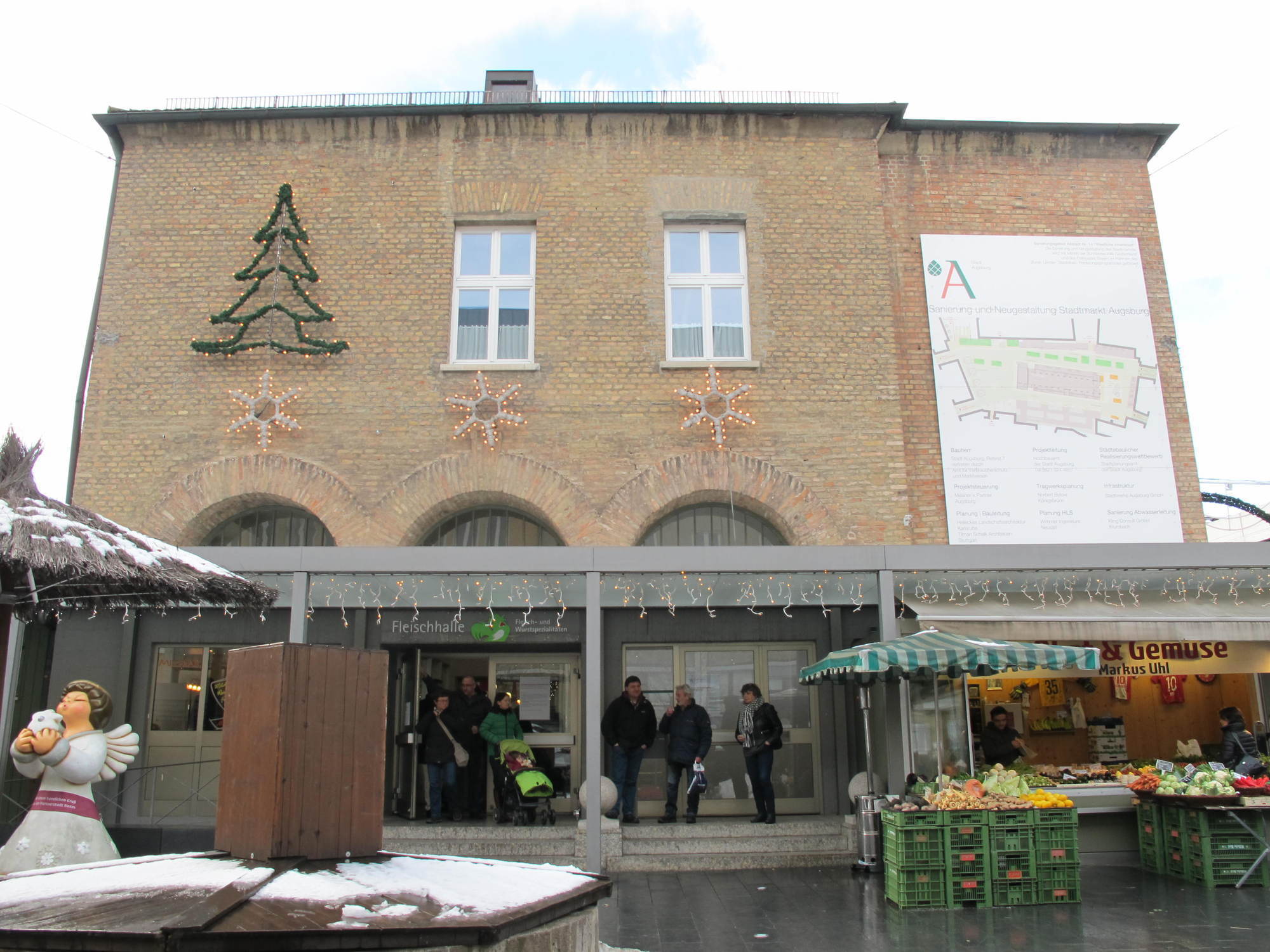 Vom 7. bis zum 24. Januar ist der Verkauf in der Fleischhalle am Stadtmarkt geschlossen. Foto: B4B WIRTSCHAFTSLEBEN SCHWABEN