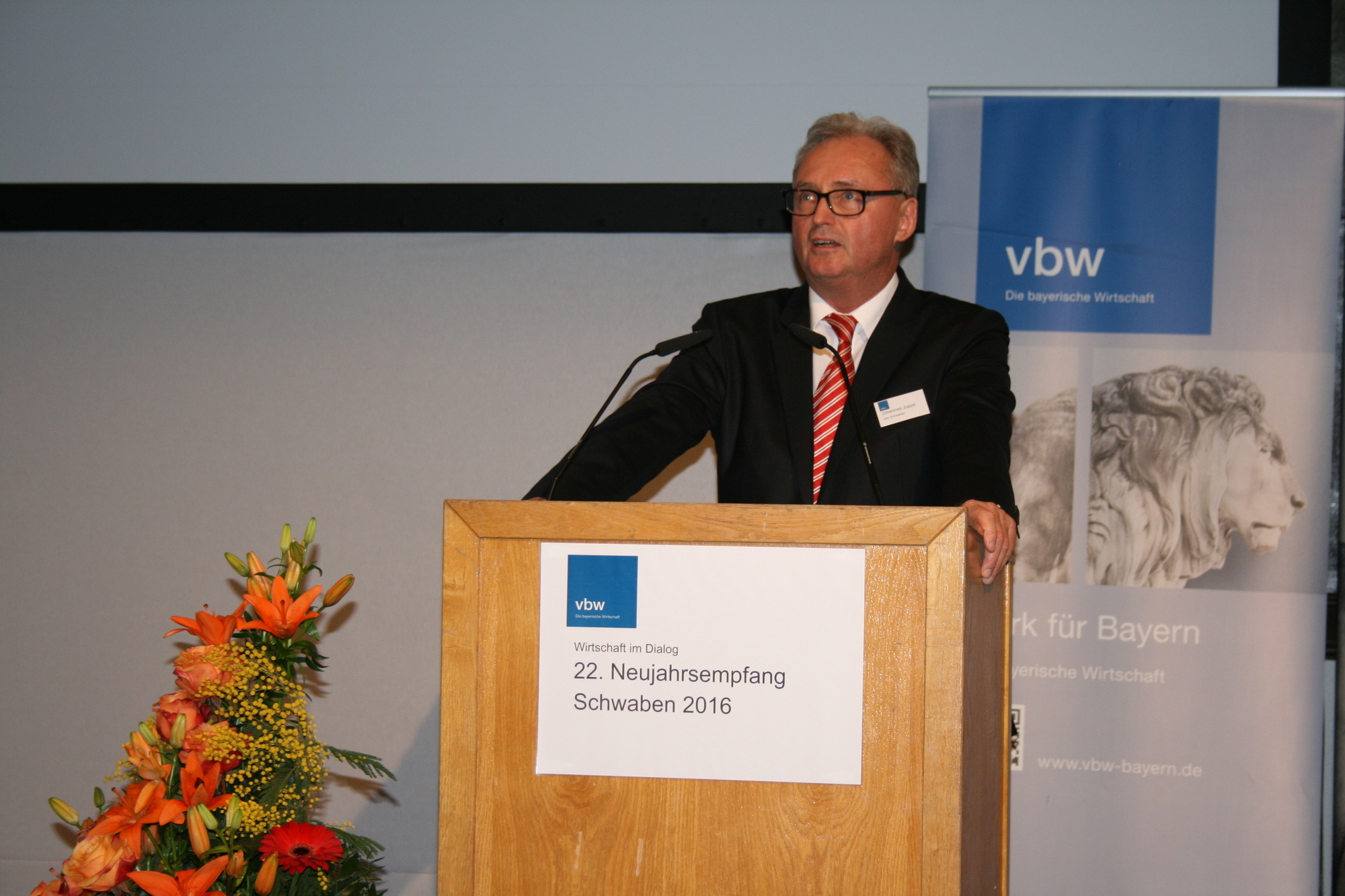 Rund 700 Gäste waren 22. Neujahrsempfang der schwäbischen Arbeitgeberverbände dabei. Foto: B4B WIRTSCHAFTSLEBEN SCHWABEN