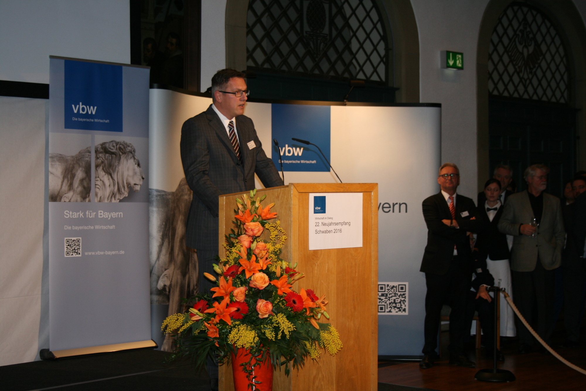 Rund 700 Gäste waren 22. Neujahrsempfang der schwäbischen Arbeitgeberverbände dabei. Foto: B4B WIRTSCHAFTSLEBEN SCHWABEN