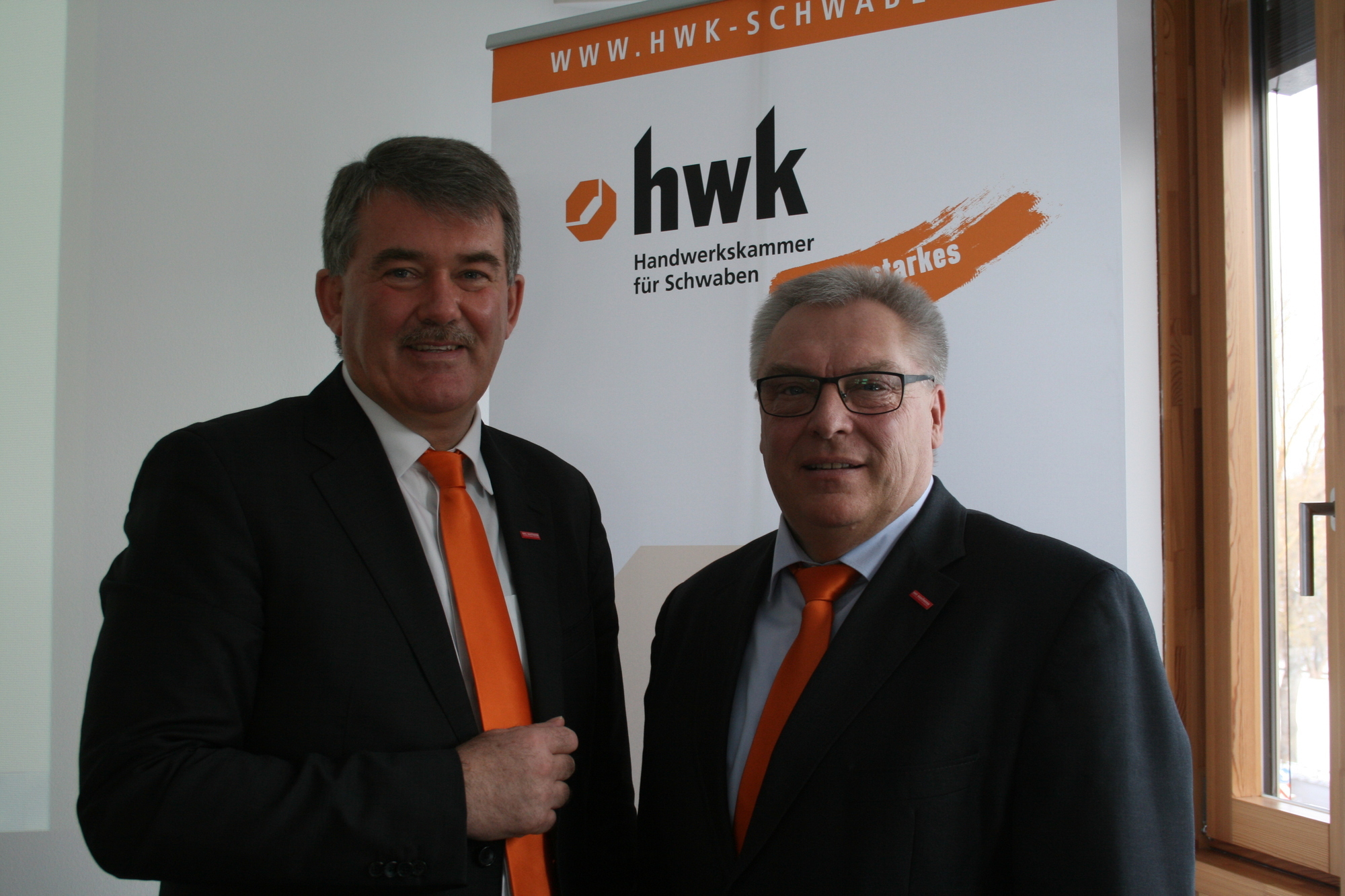 Hauptgeschäftsführer Ulrich Wagner und Präsident Hans-Peter Rauch. Foto: B4B WIRTSCHAFTSLEBEN SCHWABEN