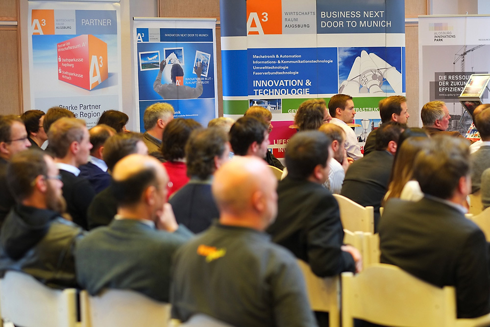 Das HOLZ+ Symposium zeigte Potenziale im Bereich Bereich der Holzverbundlösungen und Holzverbundmaterialien auf. Foto: Regio A3
