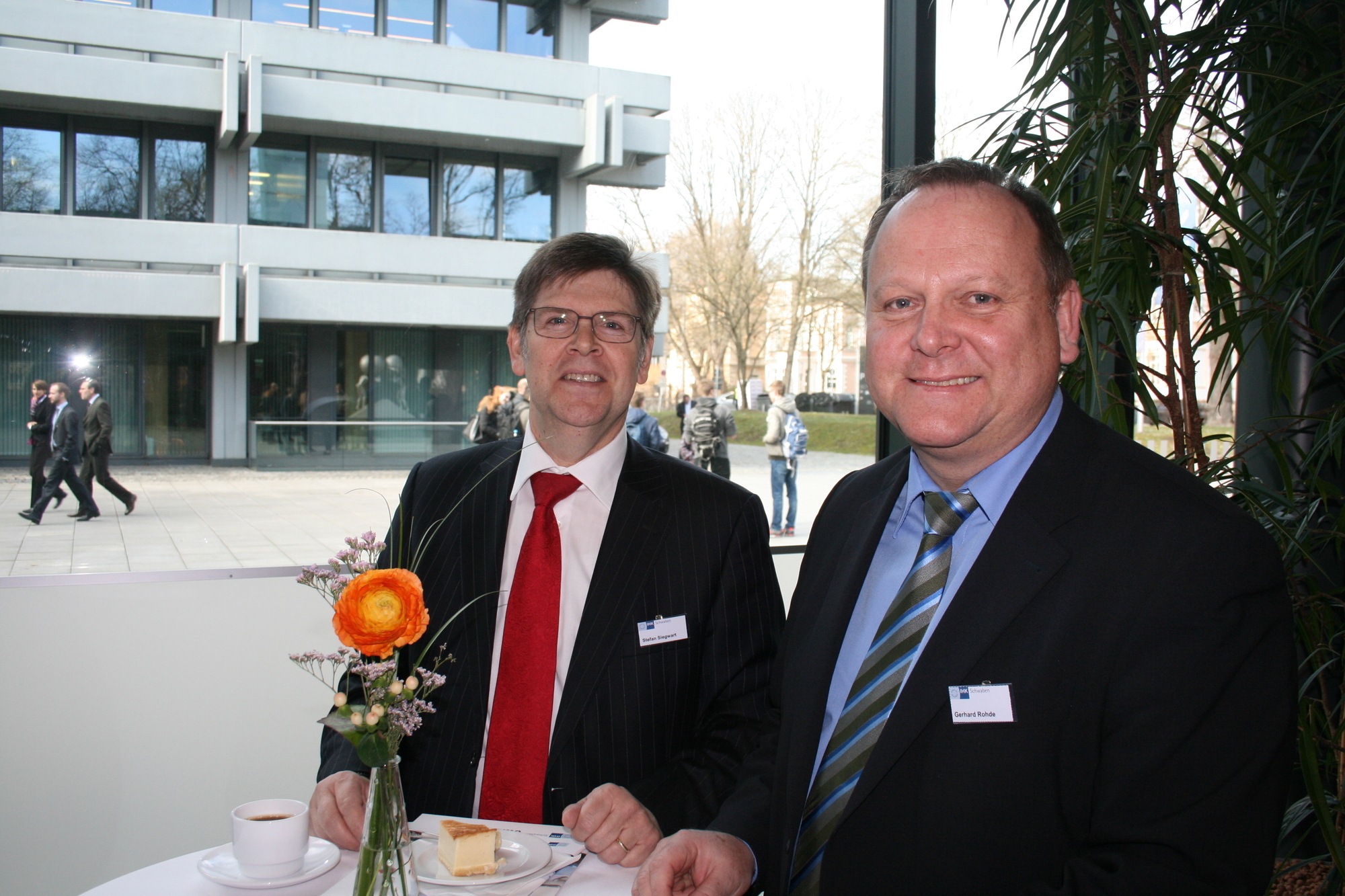 Auf dem 42. Augsburger Konjungturgespräch. Foto: B4B WIRTSCHAFTSLEBEN SCHWABEN