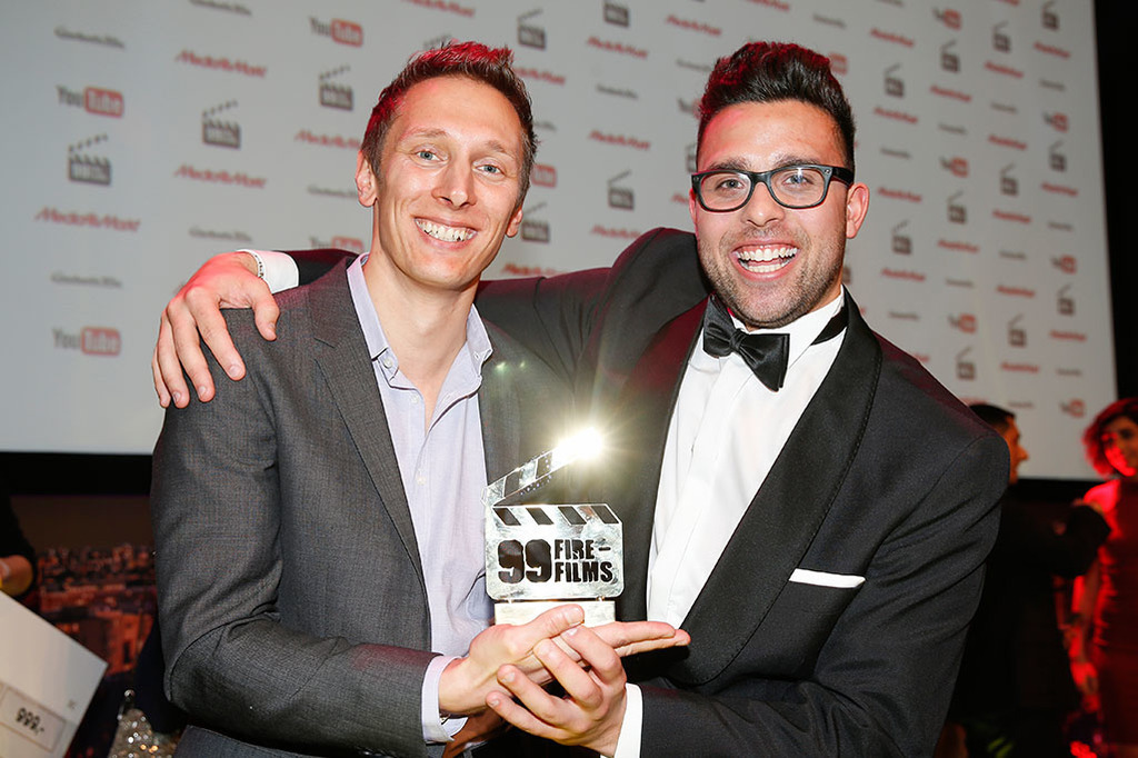 Philipp Schuler und Marcel Cornelius auf der Berlinale. Foto: Corneliusfilms Studios