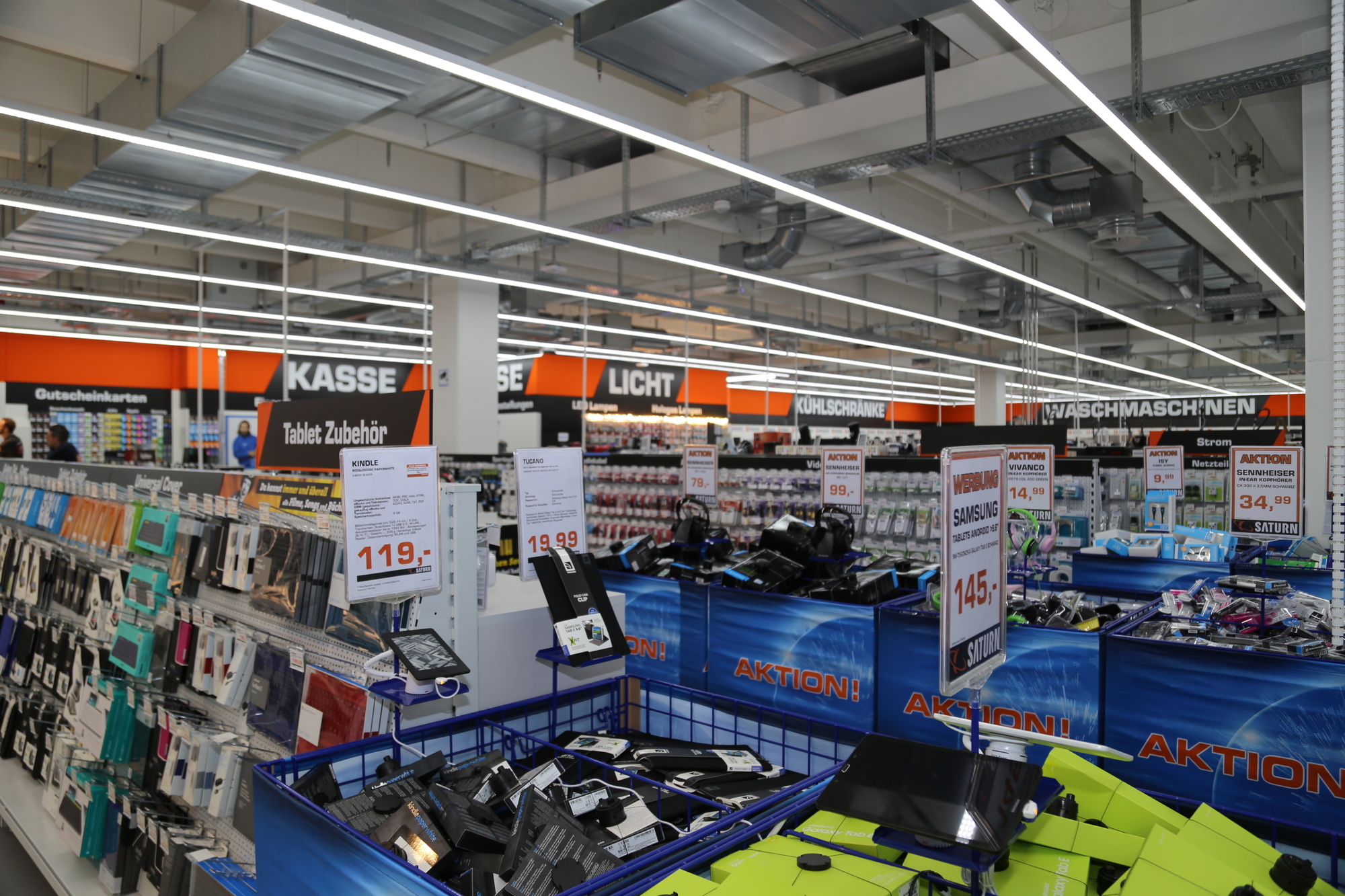 Der neue Saturn Elektrofachmarkt in Friedberg. Foto: Kathrin Buchenroth / B4B WIRTSCHAFTSLEBEN SCHWABEN