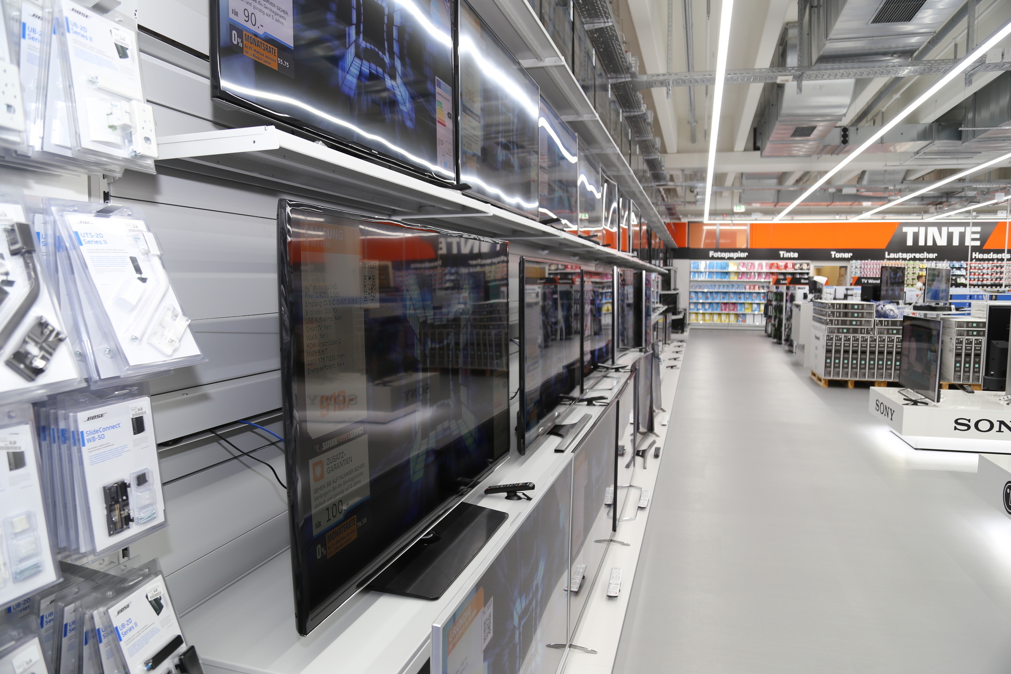 Der neue Saturn Elektrofachmarkt in Friedberg. Foto: Kathrin Buchenroth / B4B WIRTSCHAFTSLEBEN SCHWABEN