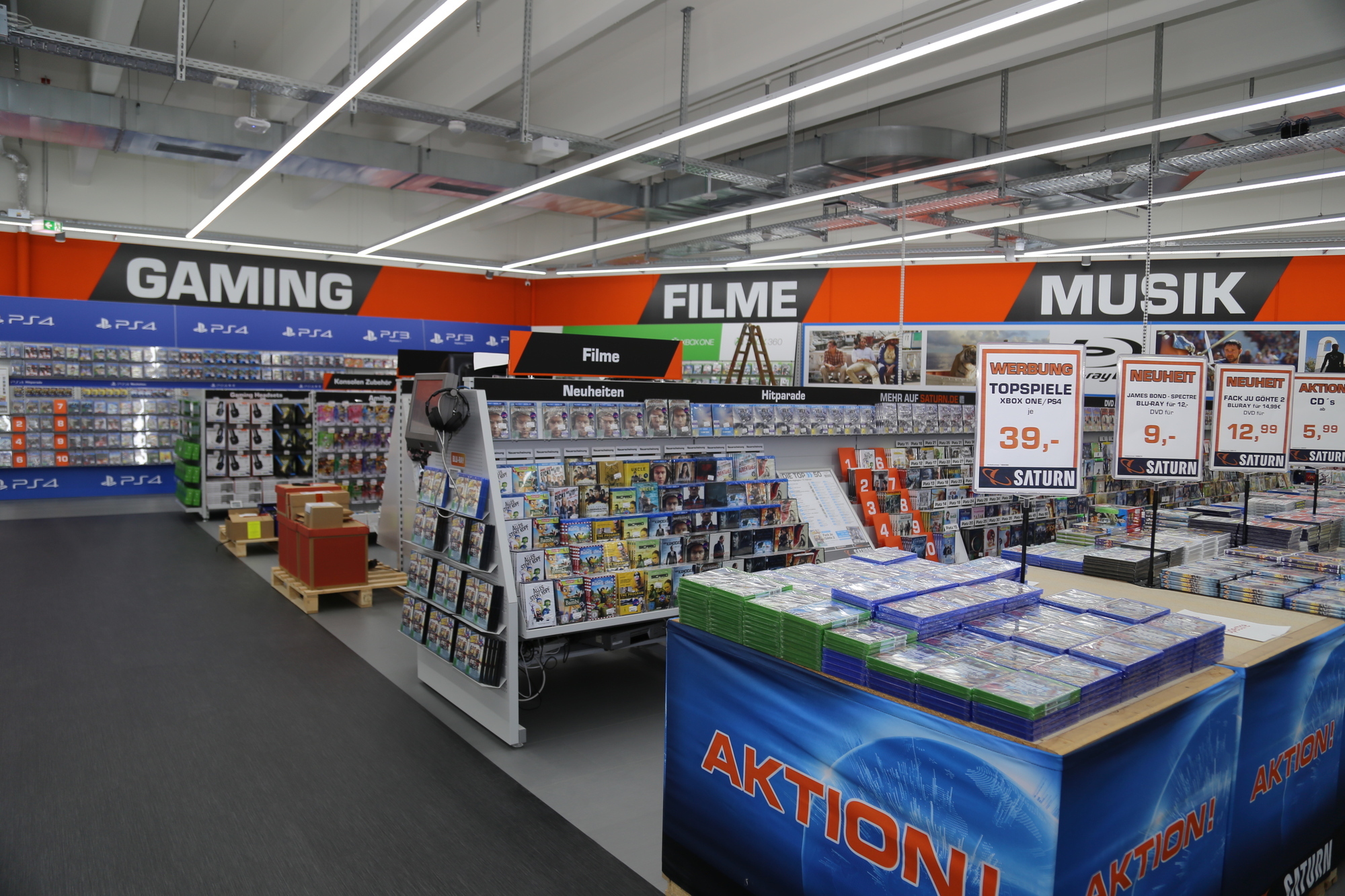 Der neue Saturn Elektrofachmarkt in Friedberg. Foto: Kathrin Buchenroth / B4B WIRTSCHAFTSLEBEN SCHWABEN