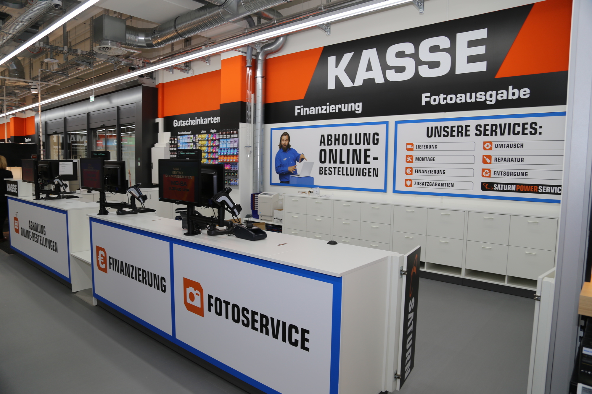 Der neue Saturn Elektrofachmarkt in Friedberg. Foto: Kathrin Buchenroth / B4B WIRTSCHAFTSLEBEN SCHWABEN