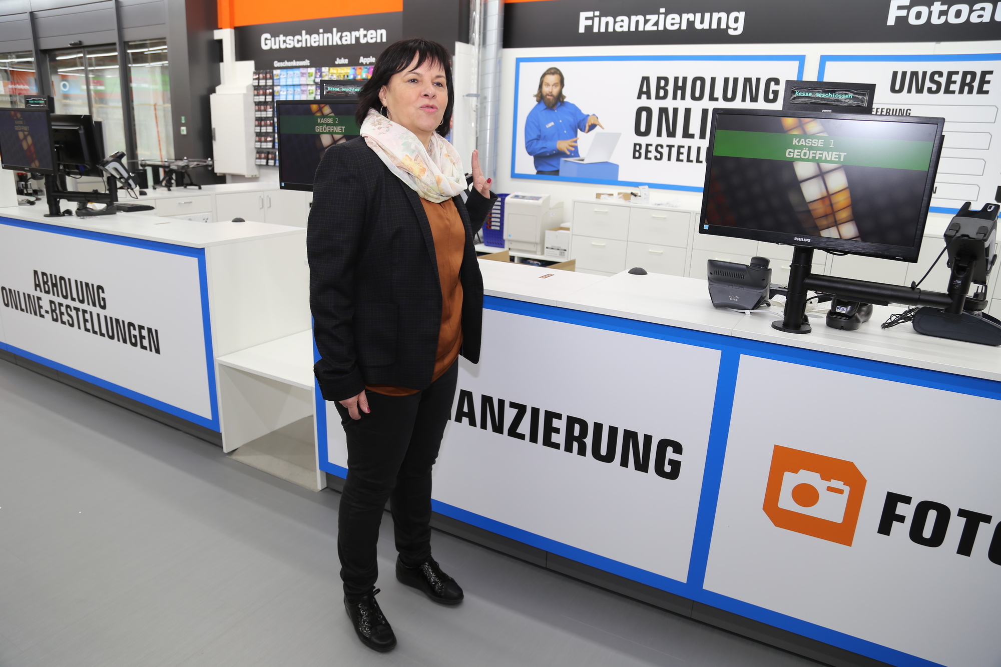 Der neue Saturn Elektrofachmarkt in Friedberg. Foto: Kathrin Buchenroth / B4B WIRTSCHAFTSLEBEN SCHWABEN