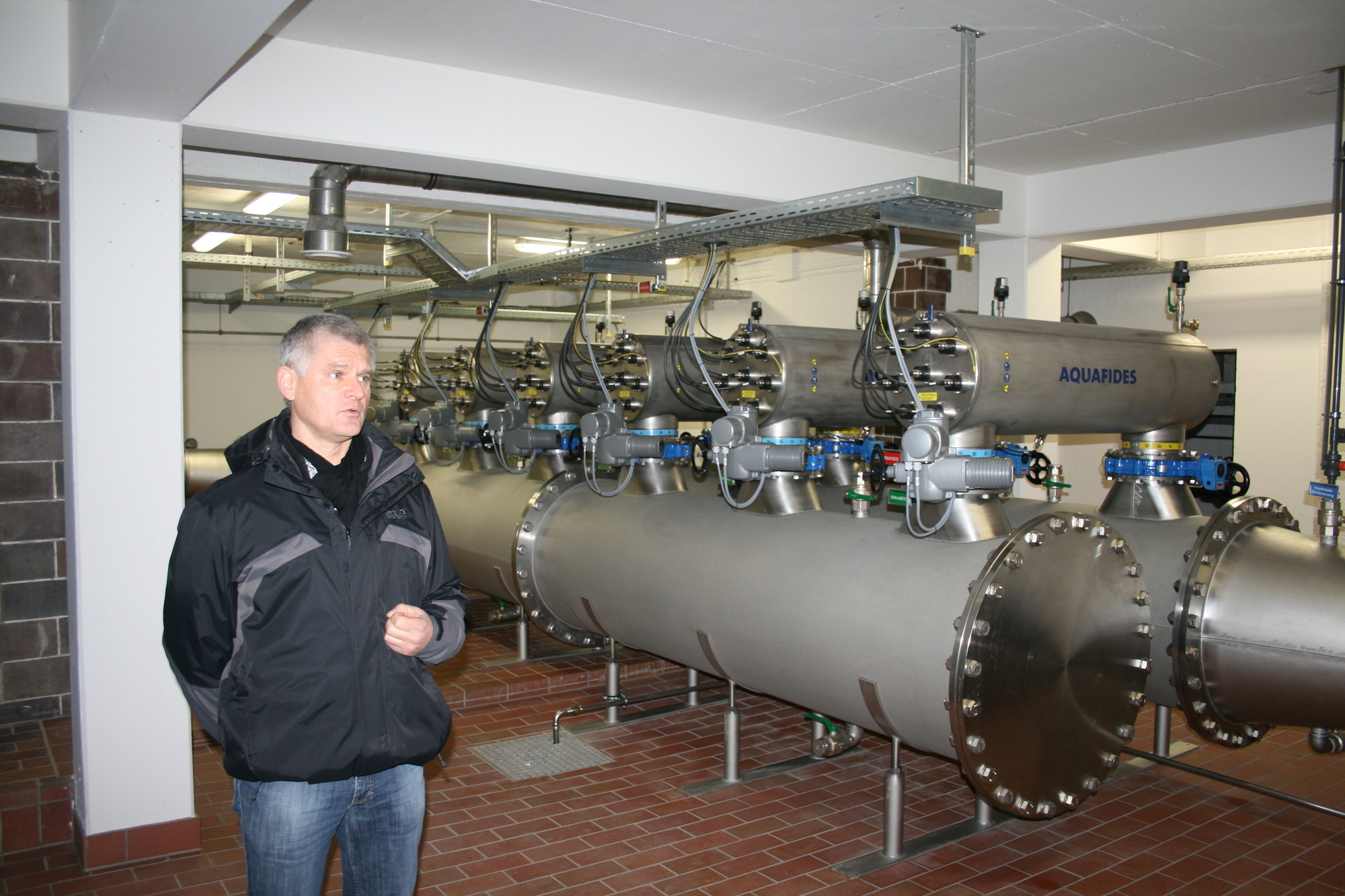 Die swa zeigen, welche Neuerungen es im Lochbach-Wasserwerk gibt. Foto: B4B WIRTSCHAFTSLEBEN SCHWABEN