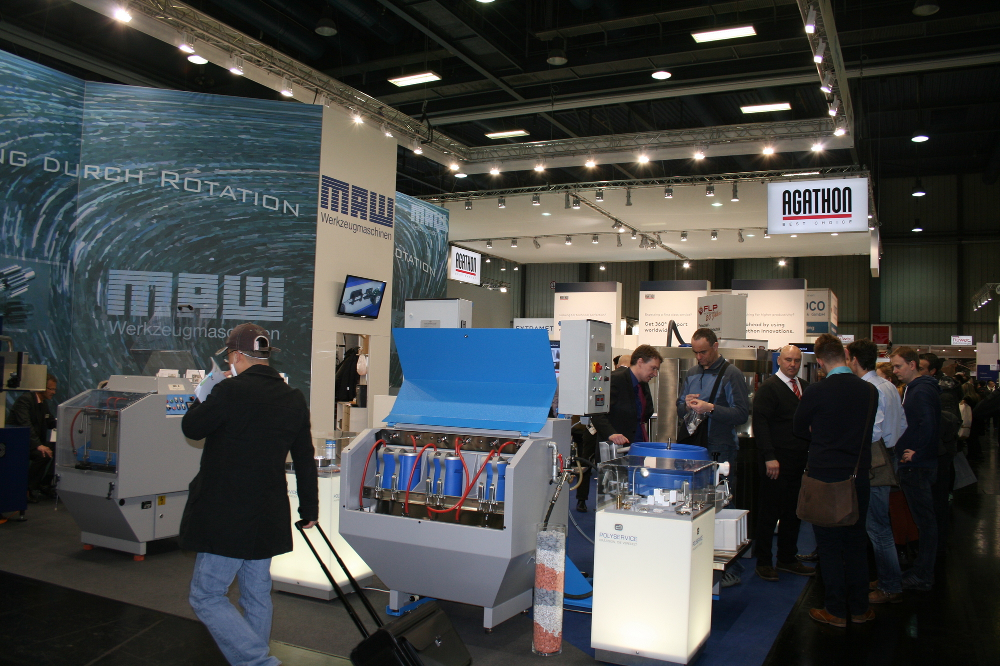 Auf der GrindTec 2016 stellen rund 560 Aussteller aus 27 Nationen ihre Innovationen vor. Foto: B4B WIRTSCHAFTSLEBEN SCHWABEN