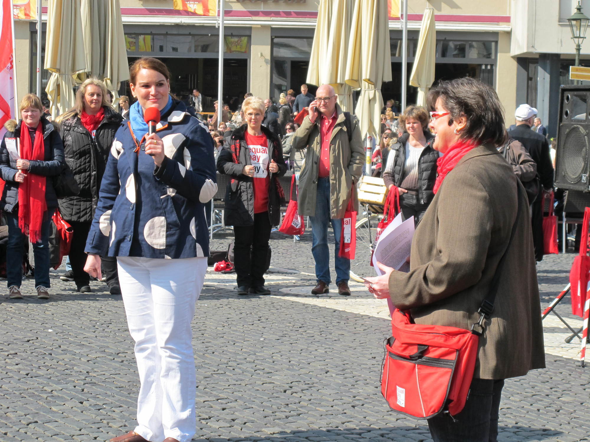 Equal Pay Day 2016 in Augsburg. Foto: B4B WIRTSCHAFTSLEBEN SCHWABEN