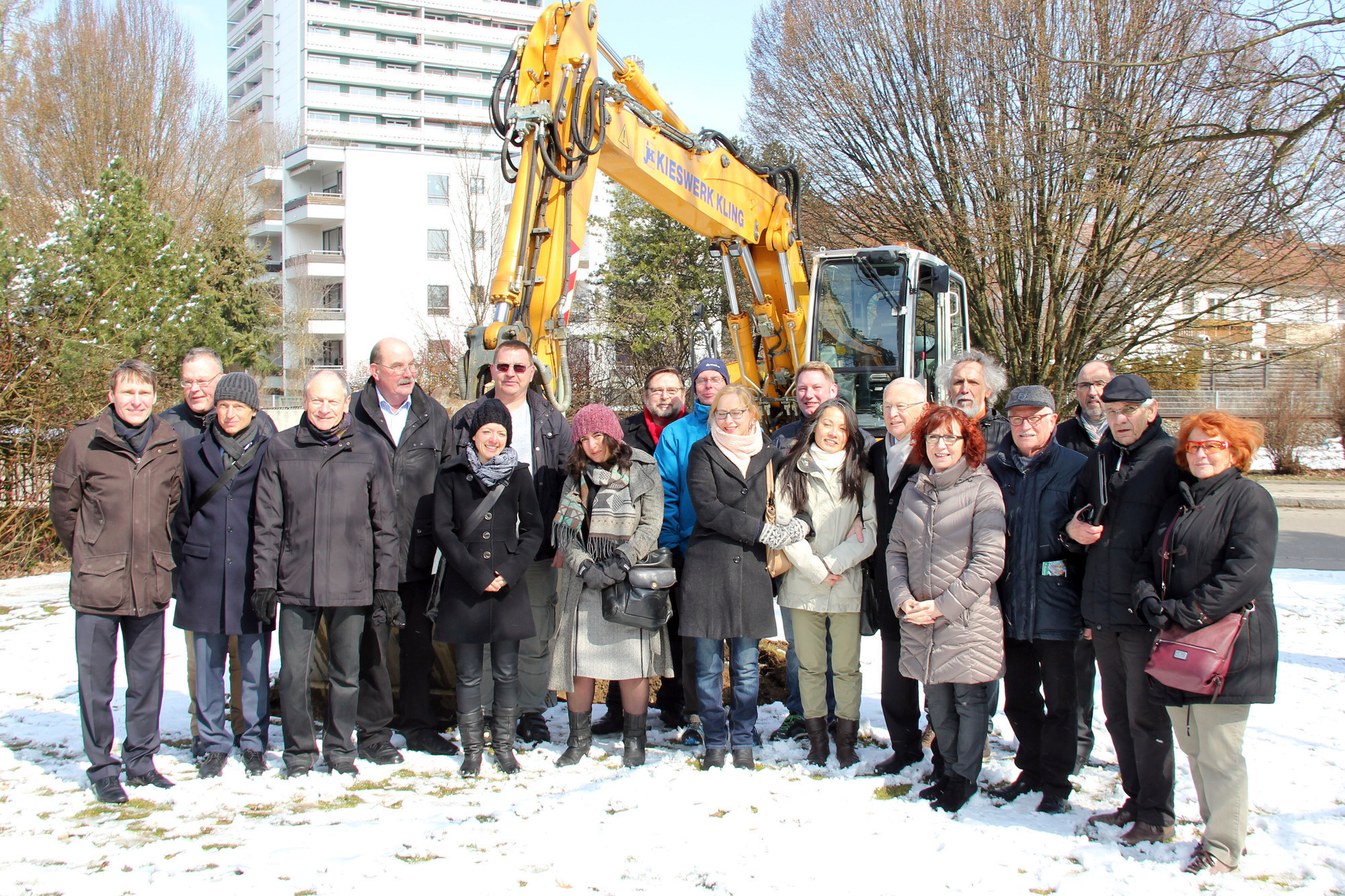 Spatenstich in Memmingen: Die Unterführung Unteresch wird saniert. Foto: Alexandra Wehr/ Pressestelle Stadt Memmingen