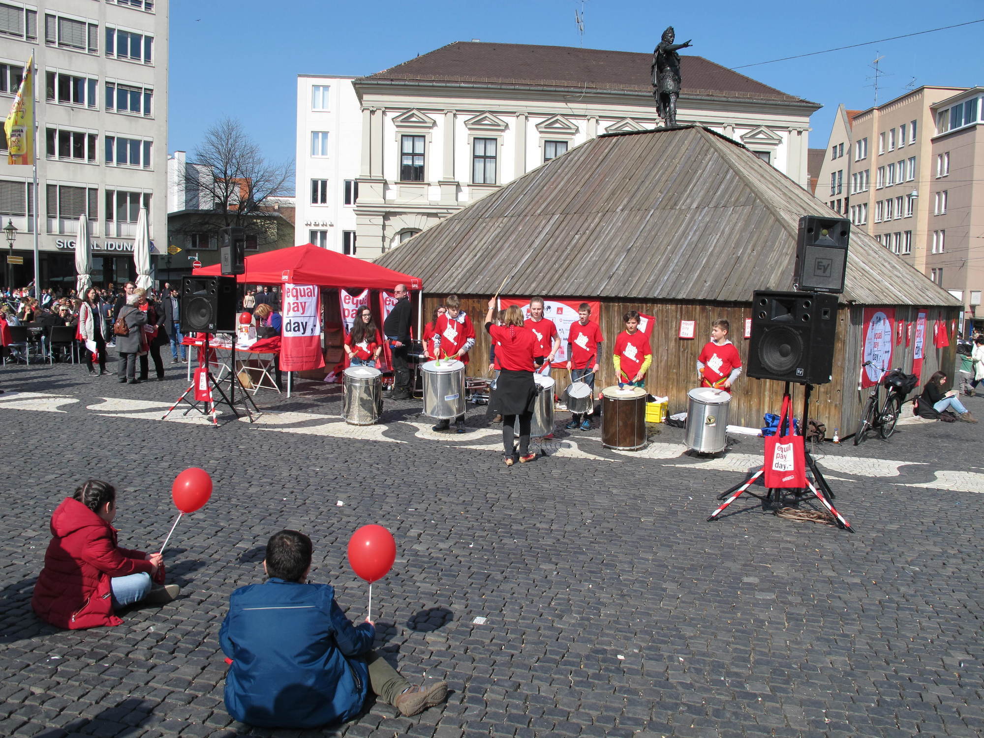 Equal Pay Day 2016 in Augsburg. Foto: B4B WIRTSCHAFTSLEBEN SCHWABEN