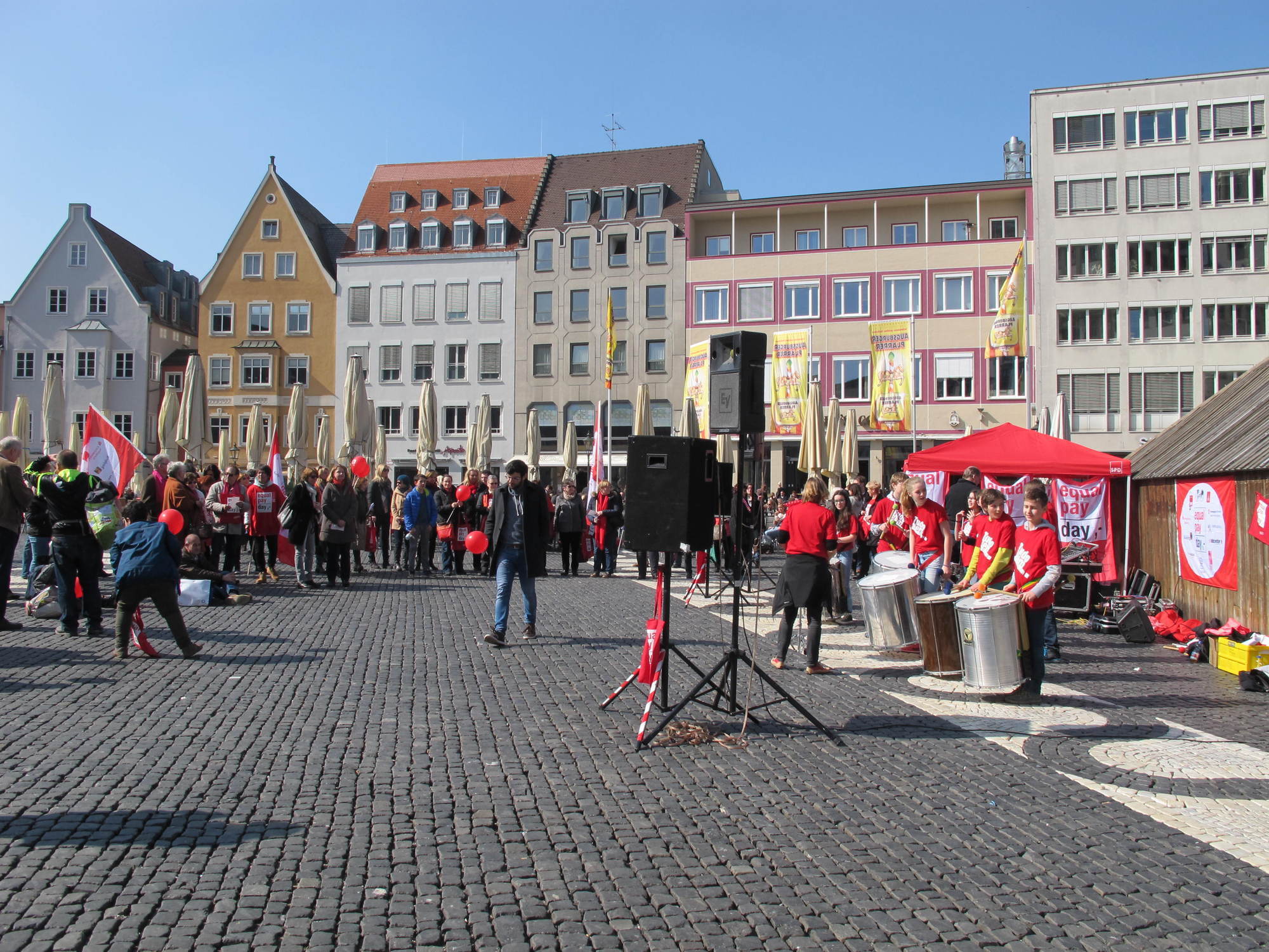 Equal Pay Day 2016 in Augsburg. Foto: B4B WIRTSCHAFTSLEBEN SCHWABEN
