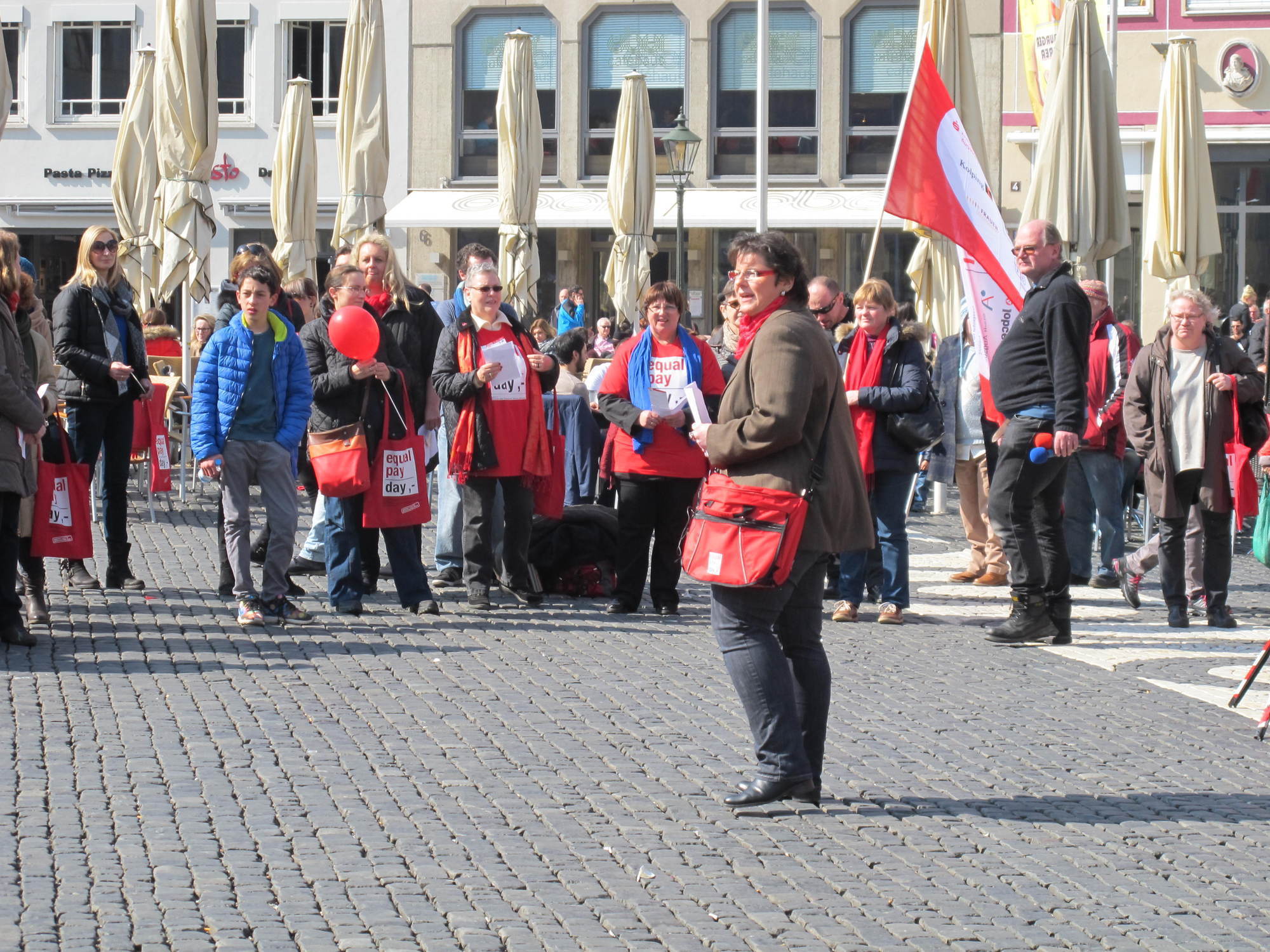 Equal Pay Day 2016 in Augsburg. Foto: B4B WIRTSCHAFTSLEBEN SCHWABEN
