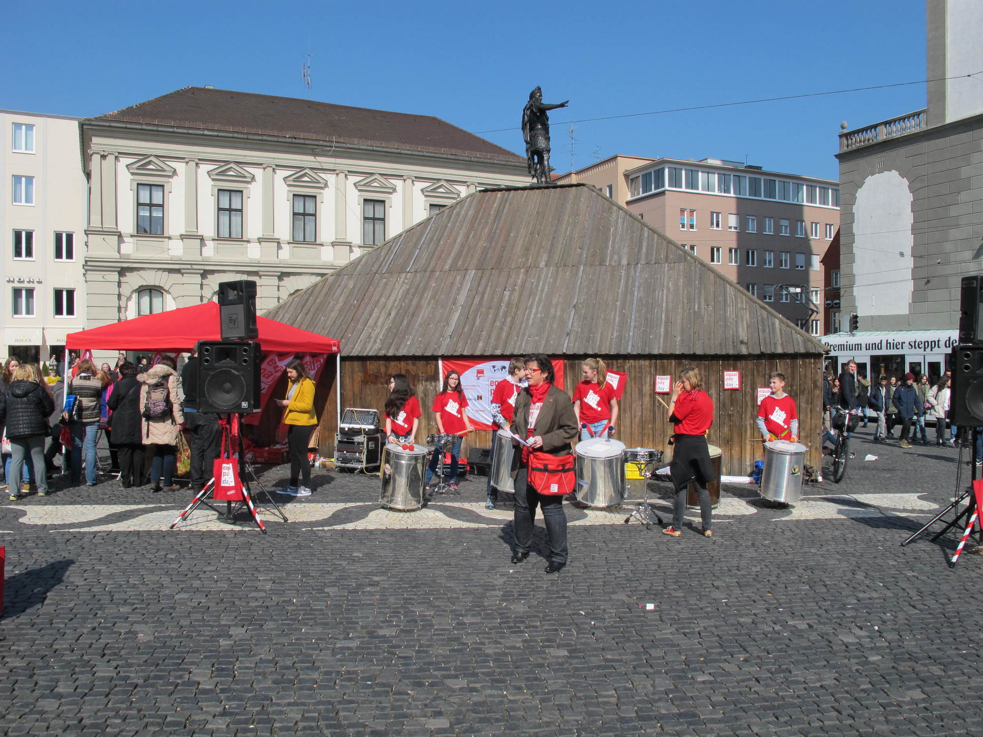 Equal Pay Day 2016 in Augsburg. Foto: B4B WIRTSCHAFTSLEBEN SCHWABEN