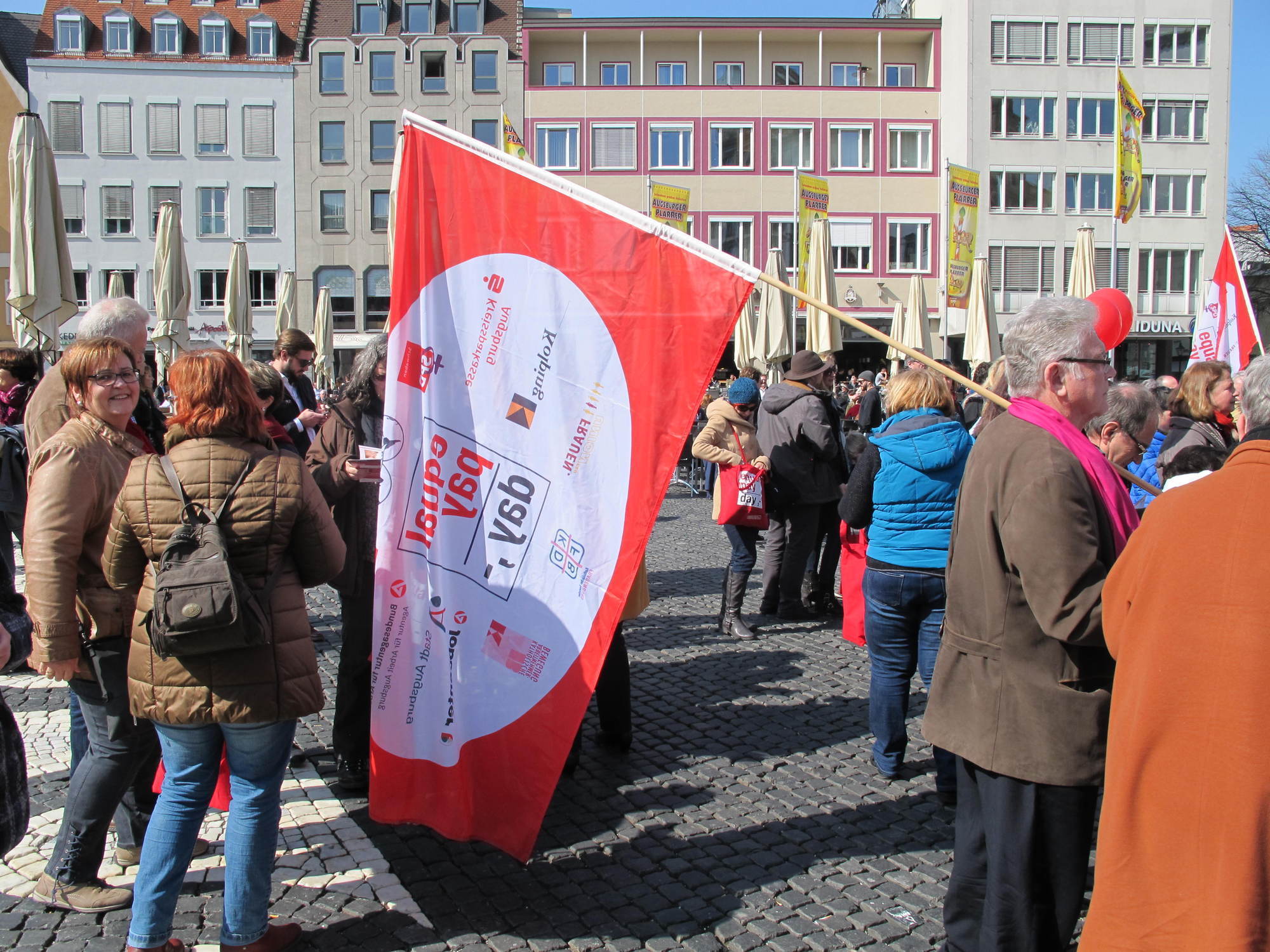 Equal Pay Day 2016 in Augsburg. Foto: B4B WIRTSCHAFTSLEBEN SCHWABEN